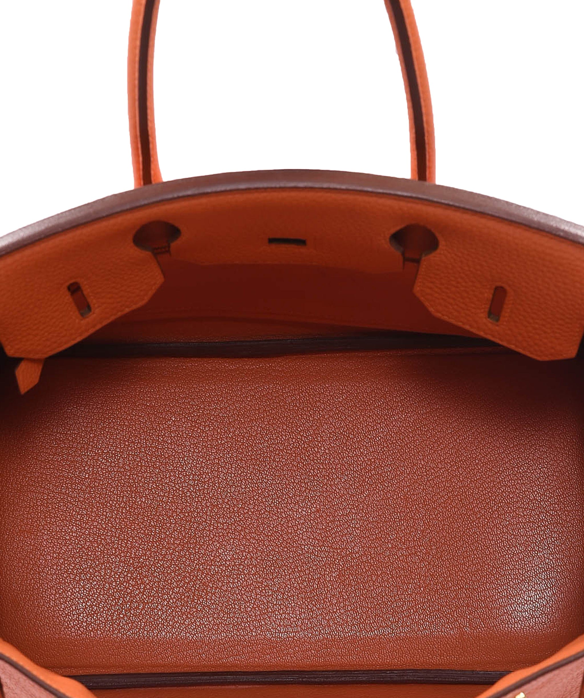 Hermès Hermès Birkin 30 Orange Togo Ghw #R ASL3195