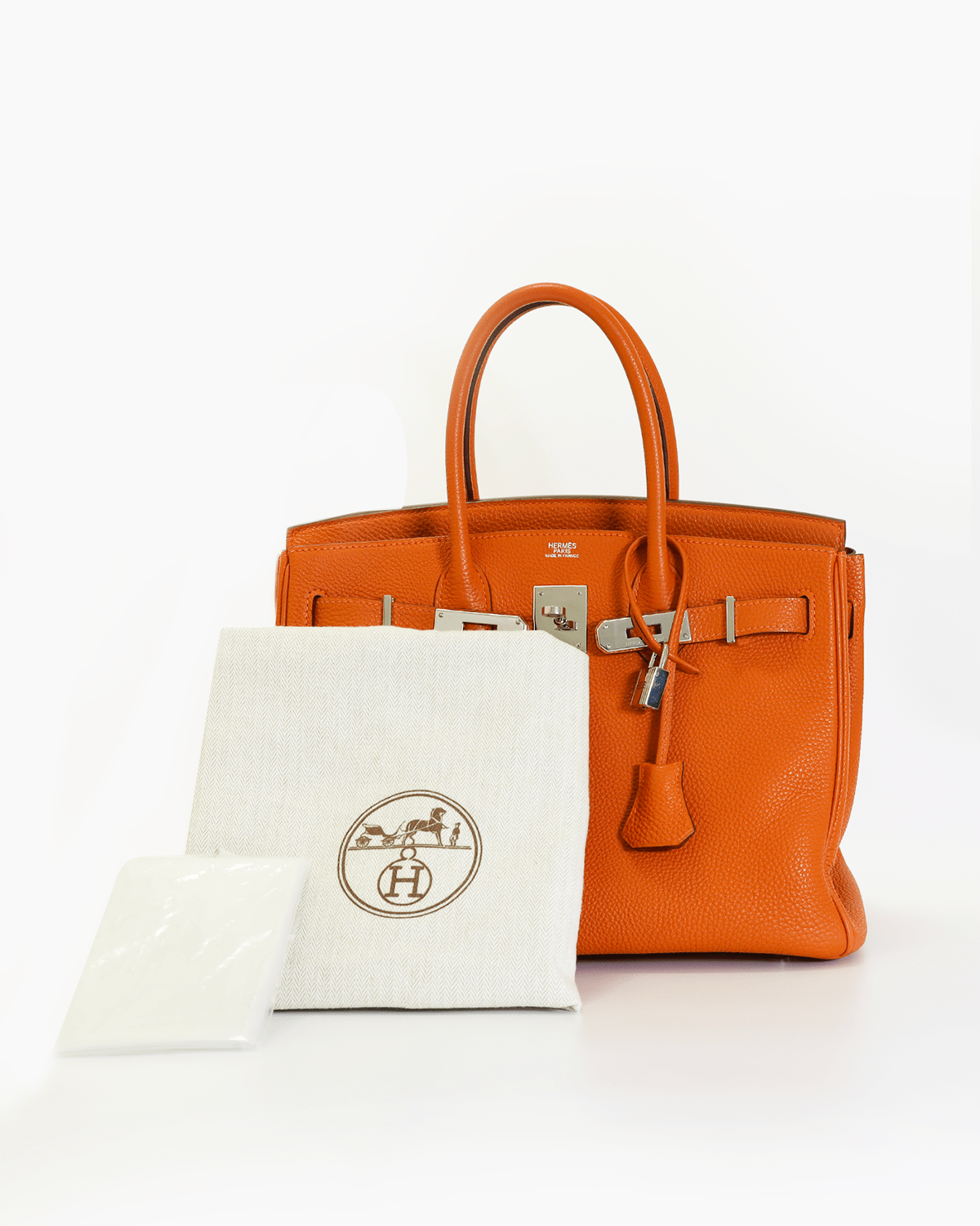 Hermès Hermès Birkin 30 Orange Togo Phw #O ASL3196