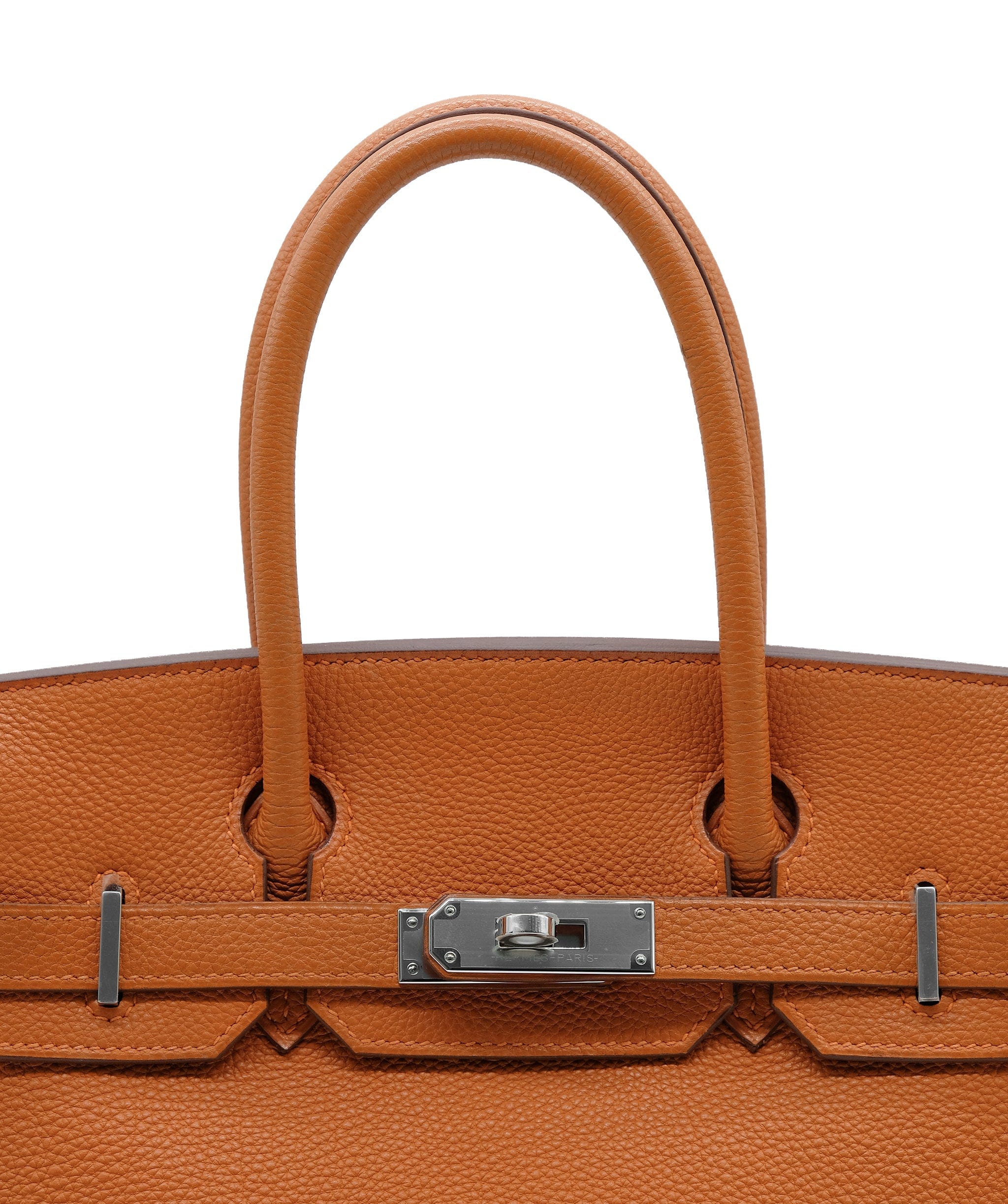 Hermès Hermes Birkin 30 Orange Togo PHW RJC2095