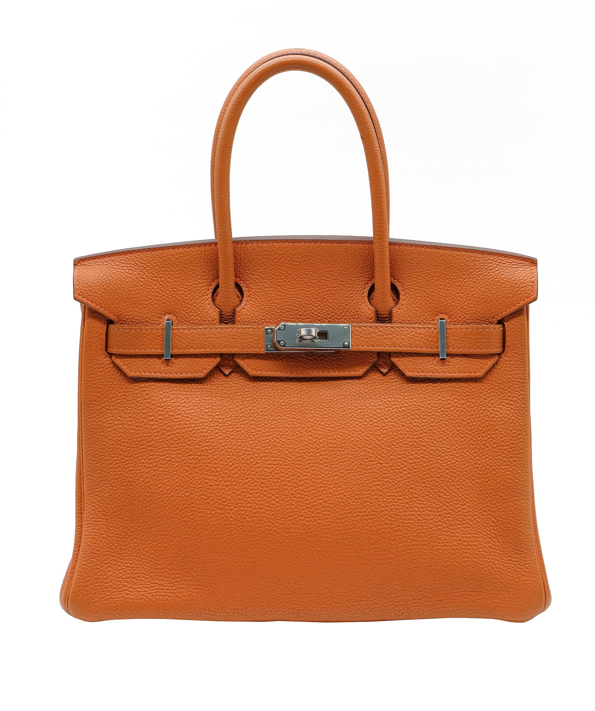 Hermès Hermes Birkin 30 Orange Togo PHW RJC2095