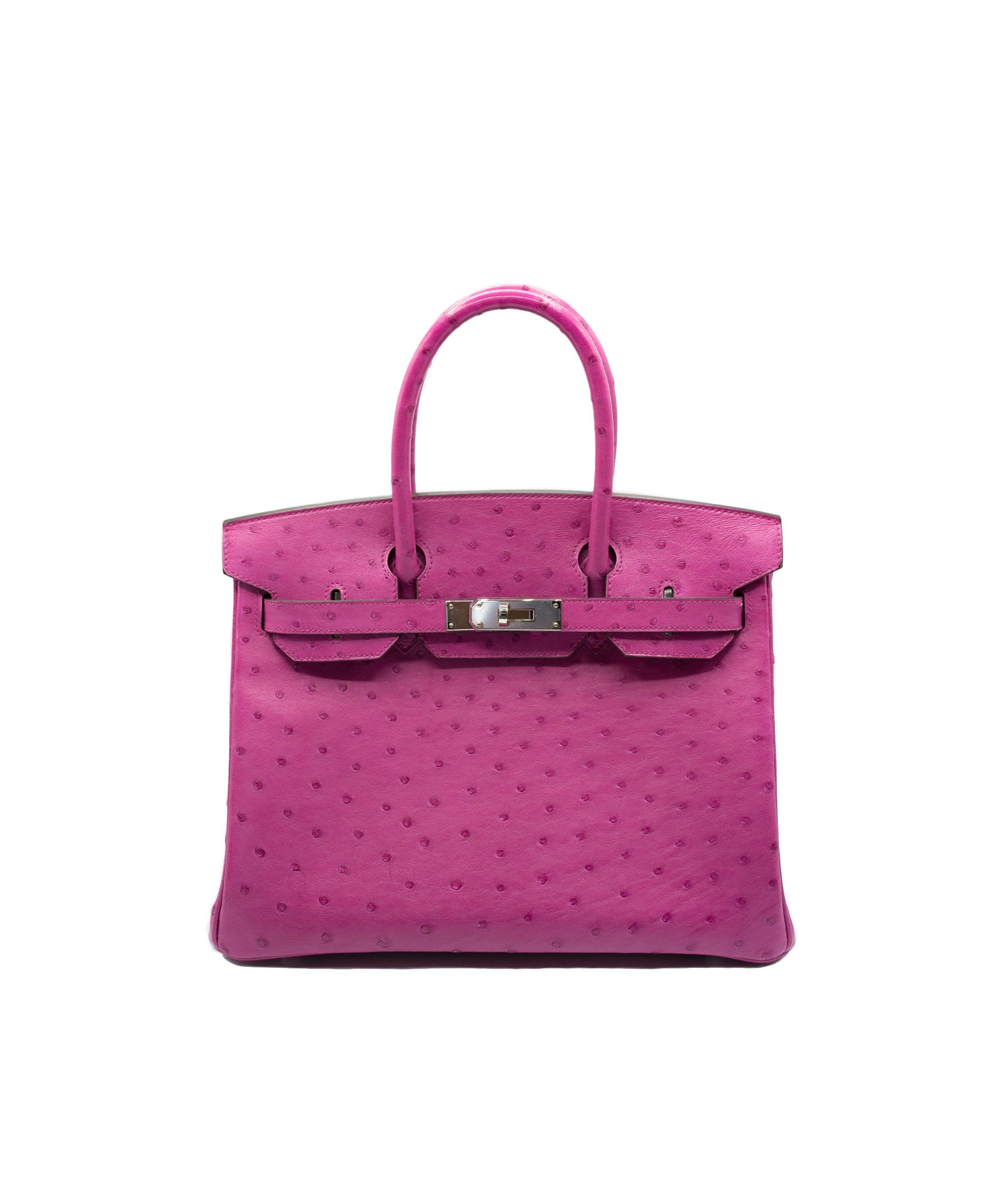 Hermès Hermes Birkin 30 Rose Poupre Ostrich PHW AWL1321