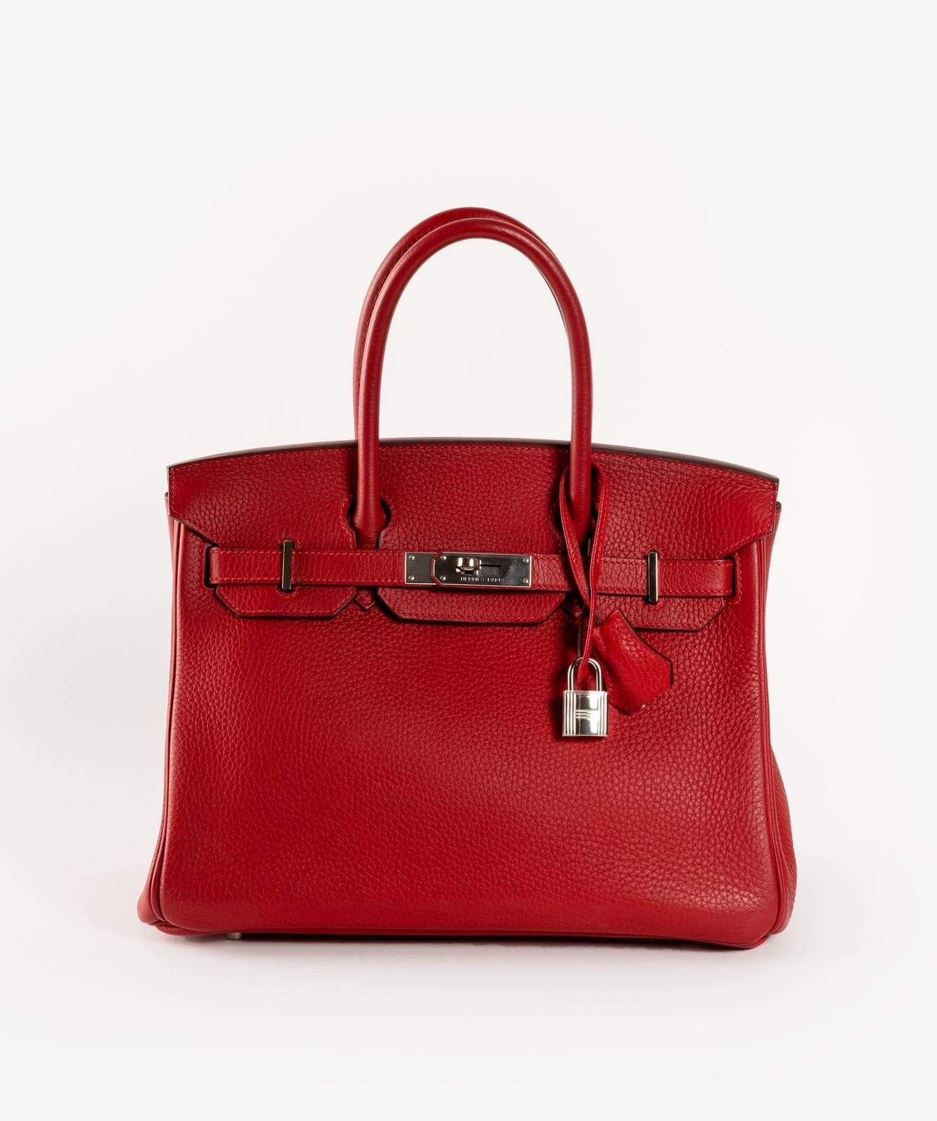 Hermès Hermes Birkin 30 Rouge Casaque PHW