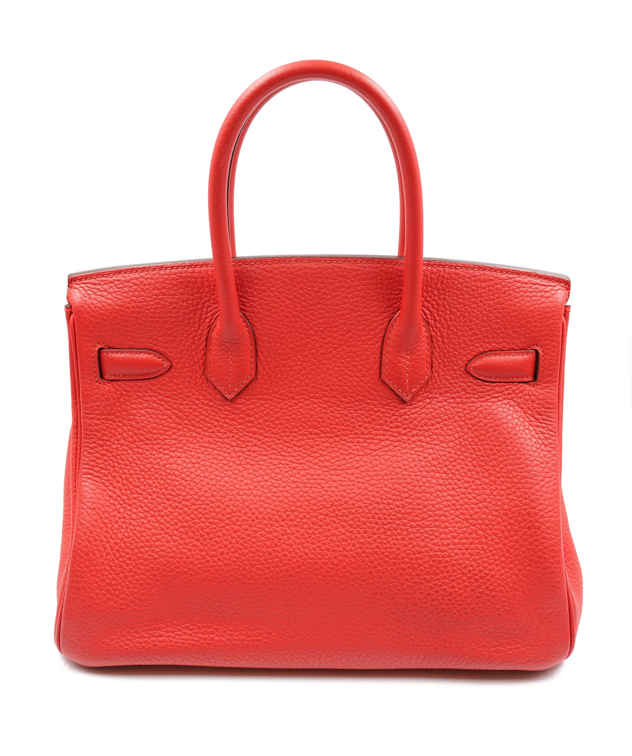 Hermès Hermes Birkin 30 Rouge Tomate Clemence GHW #X SKL1324