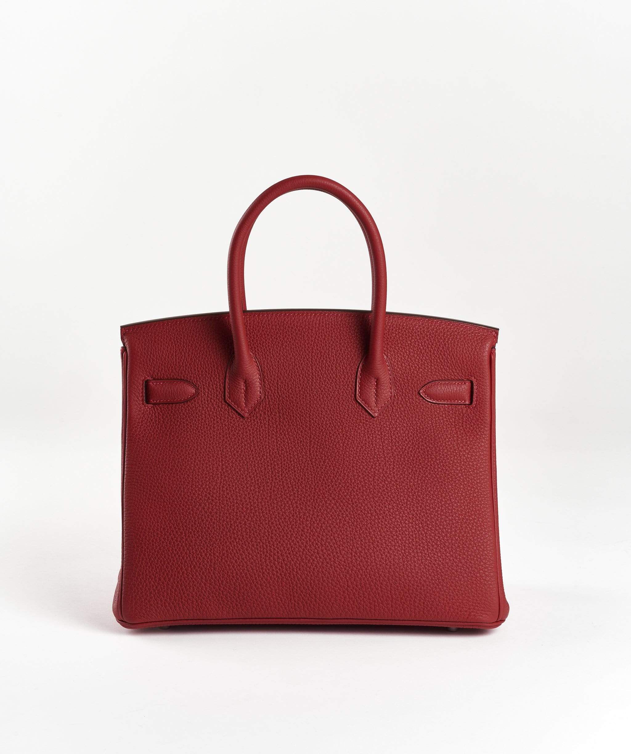 Hermès Hermes Birkin 30 Rouge VIF Togo PHW