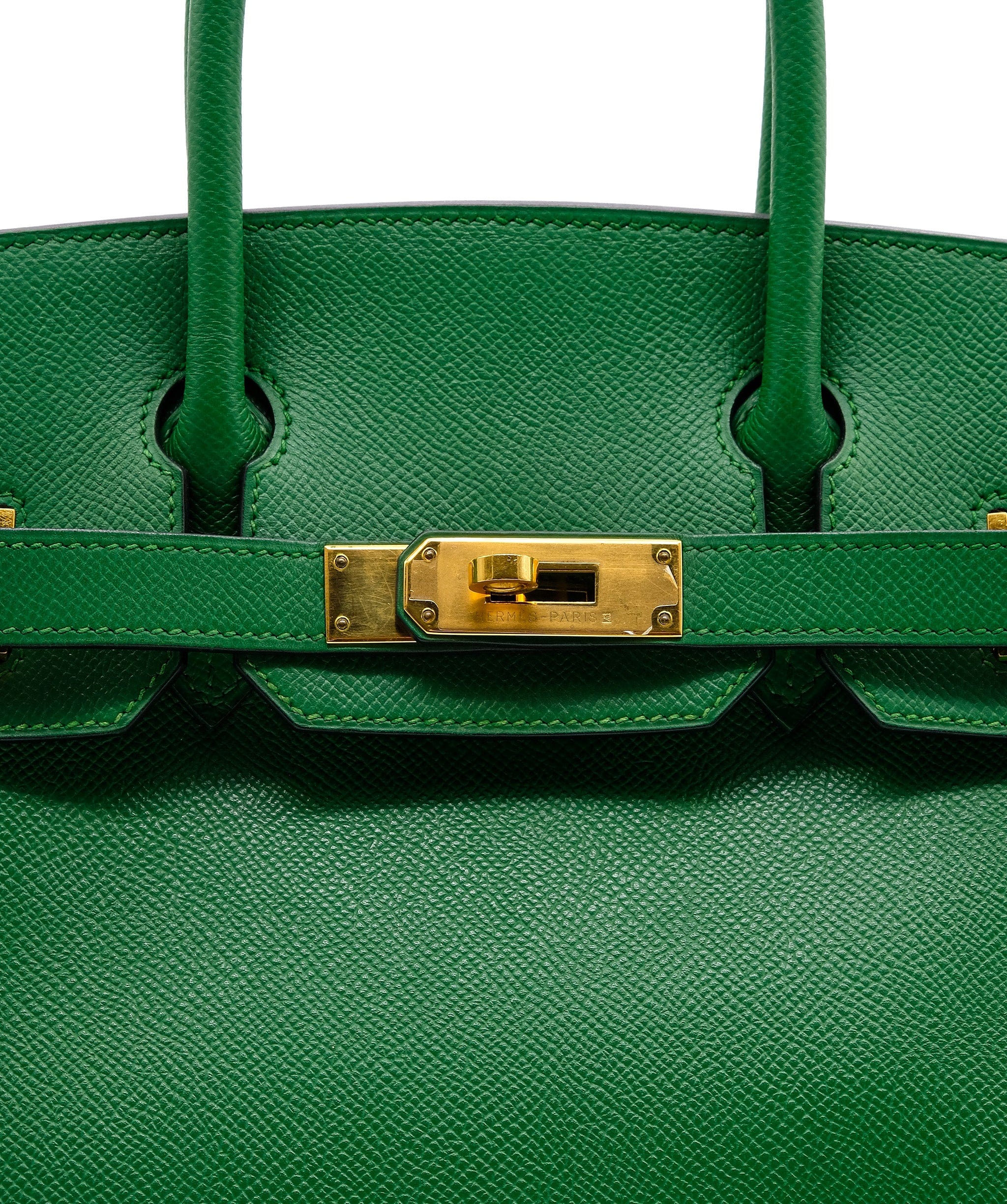 Hermès Hermes Birkin 30 Vert Bengale Epsom Ghw #D SKL1215