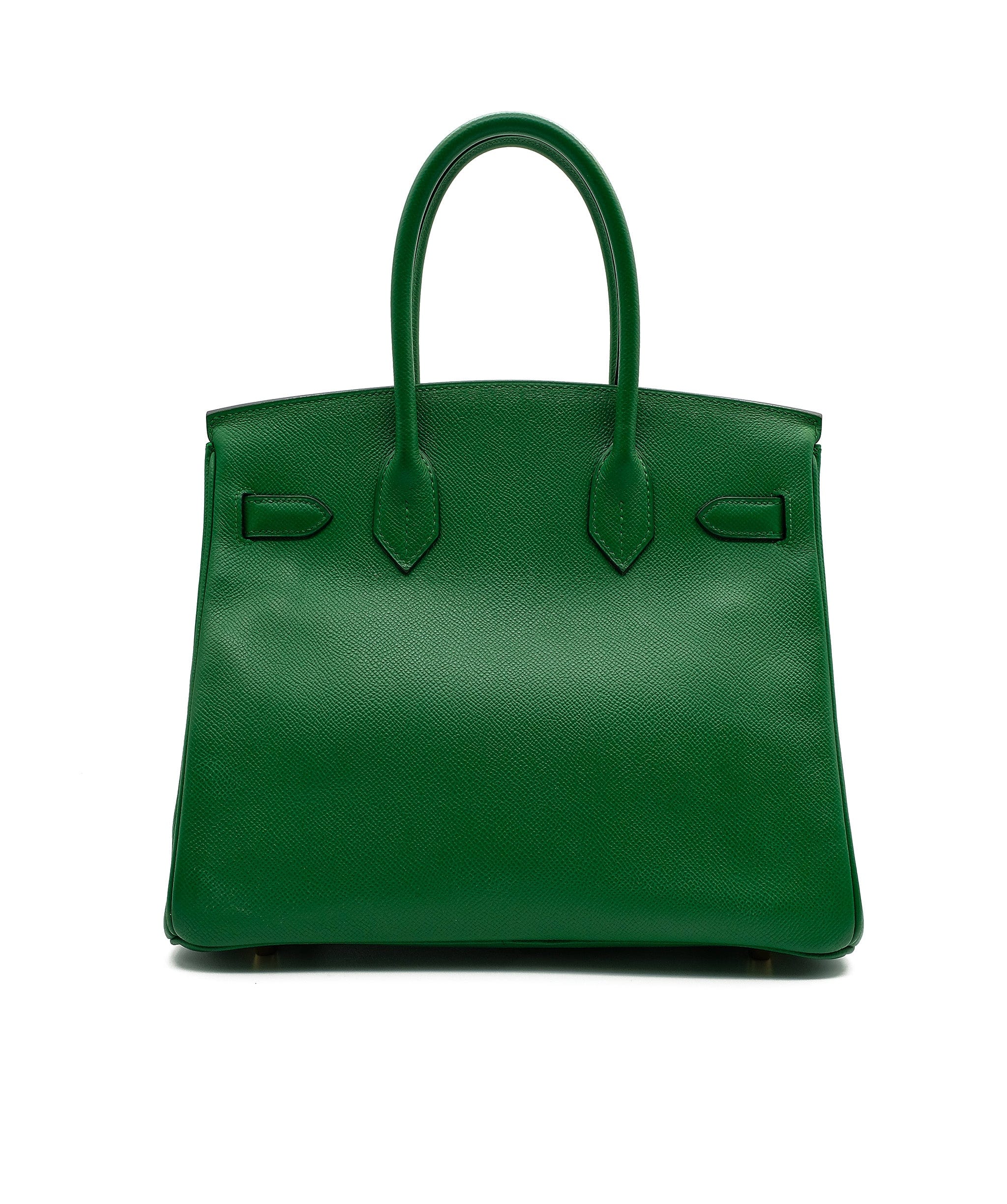 Hermès Hermes Birkin 30 Vert Bengale Epsom Ghw #D SKL1215