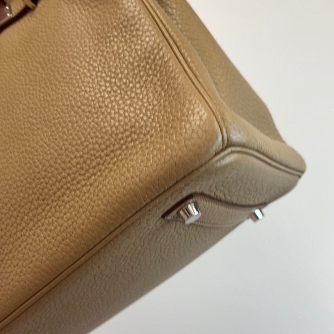 Hermès Hermes Birkin 35 Biscuit Clemence PHW #M SYL1103