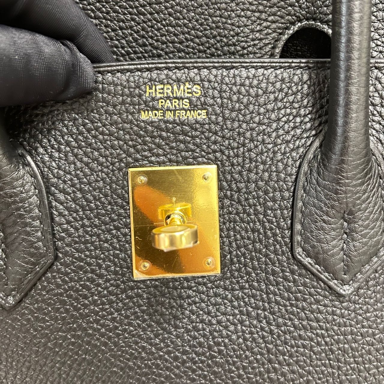 Hermès Hermes Birkin 35 Black Togo GHW #P SKL1544