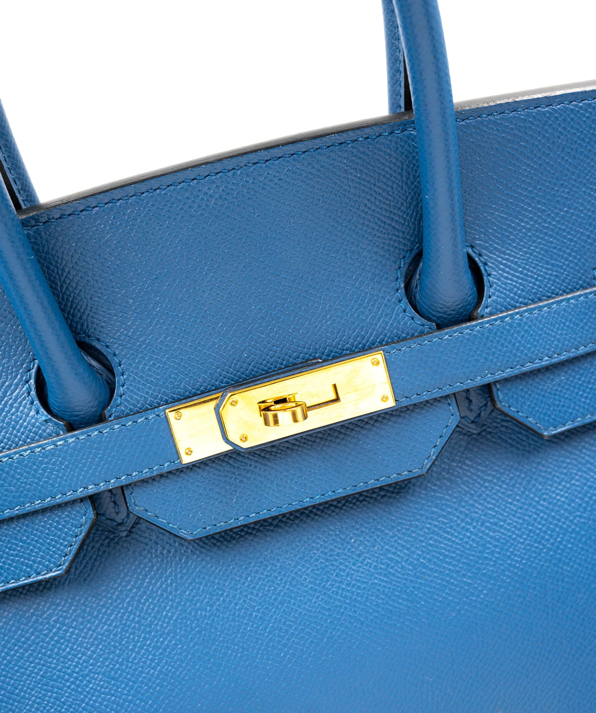 Hermès Hermes Birkin 35 Blue Agate Epsom Leather GHW - AGL2010