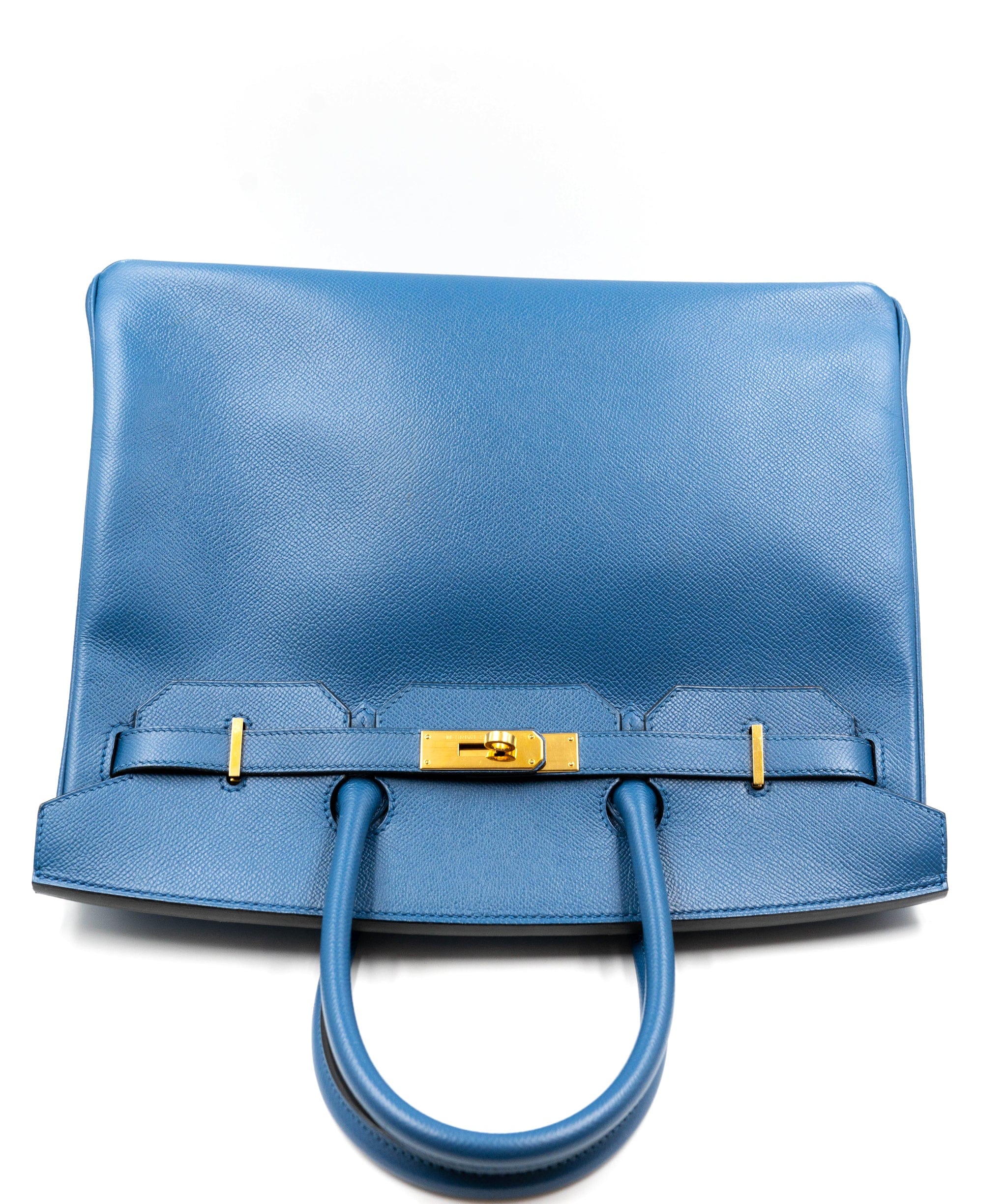 Hermès Hermes Birkin 35 Blue Agate Epsom Leather GHW - AGL2010