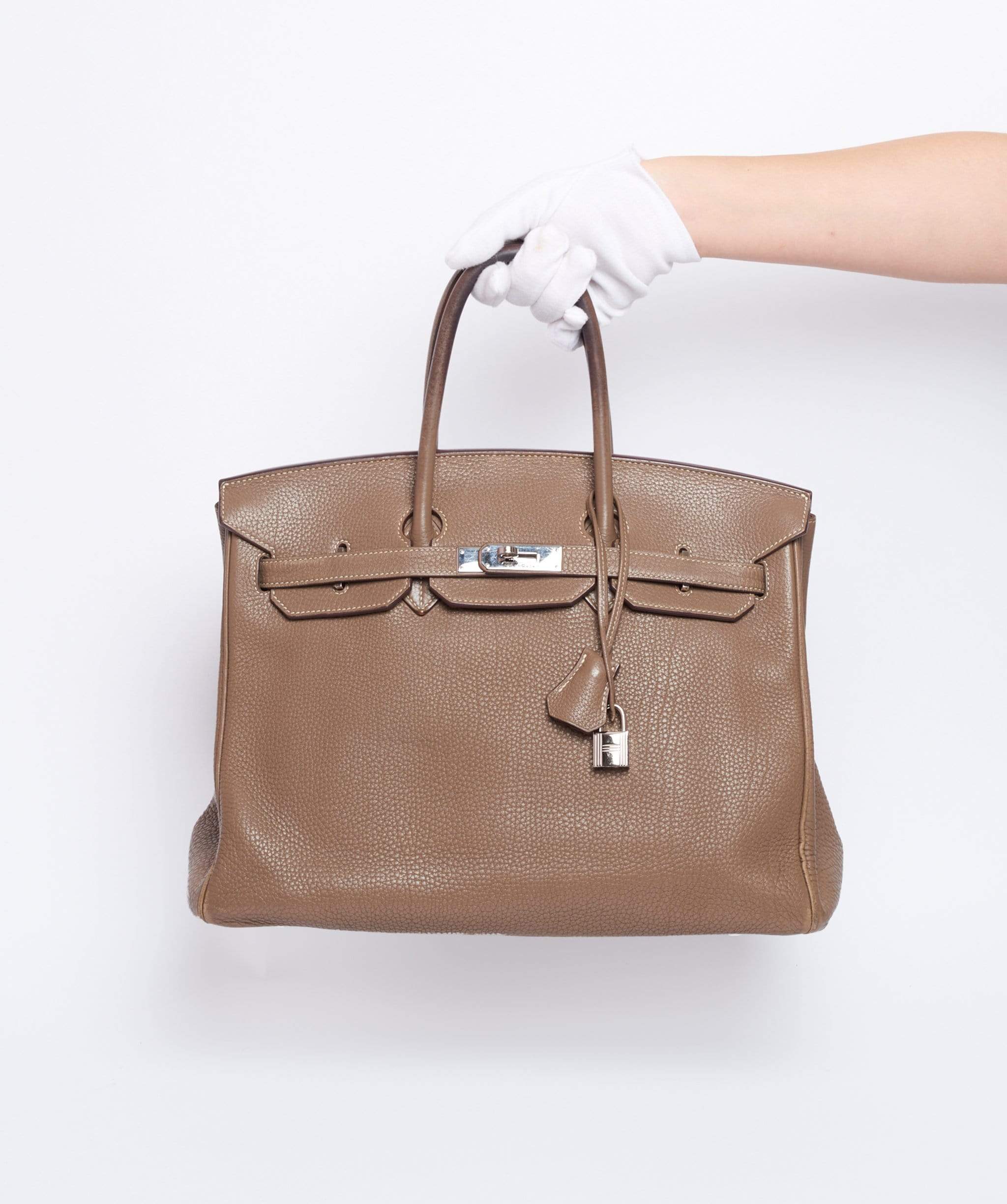 Hermès Hermes Birkin 35 Etoupe PHW