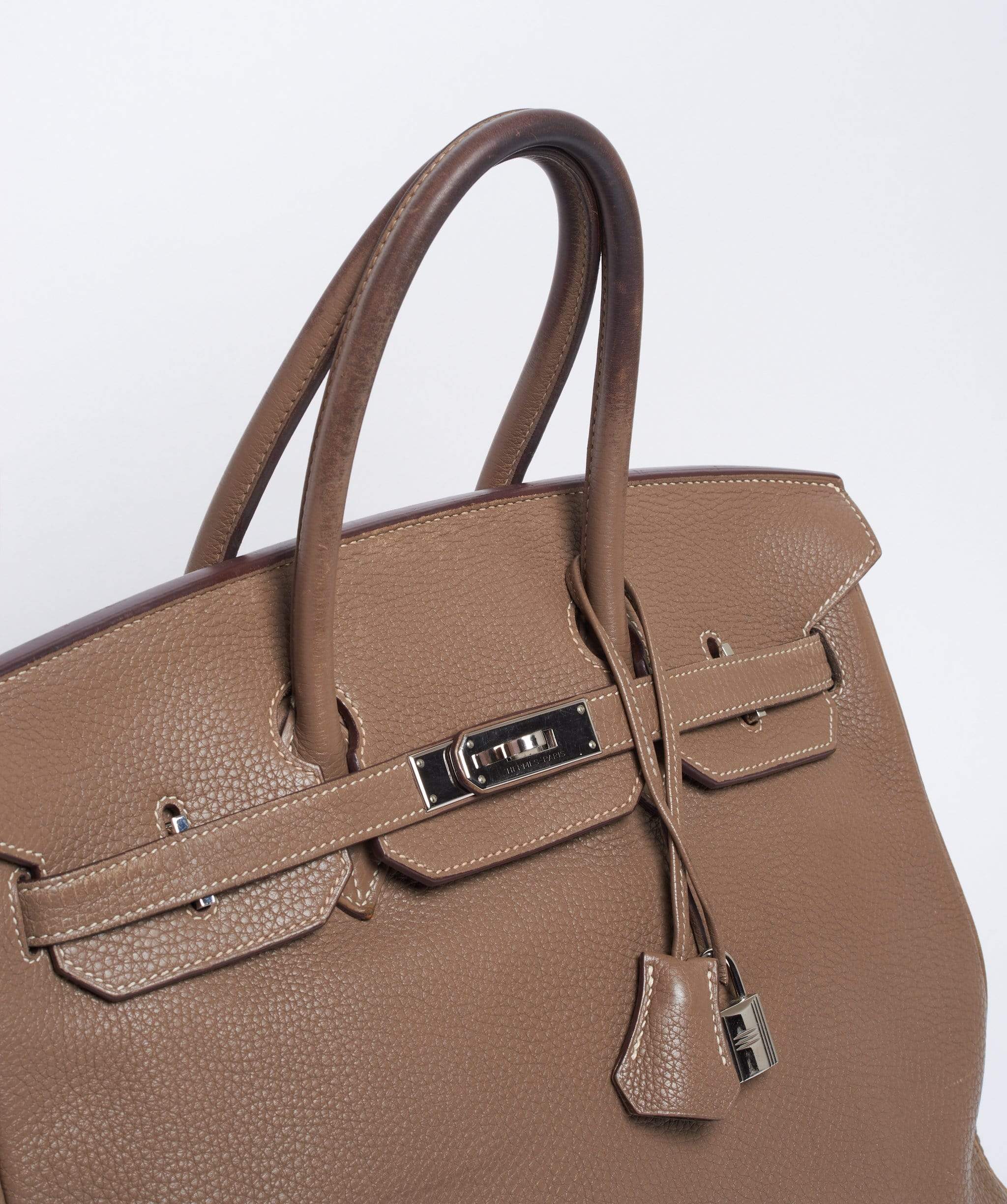 Hermès Hermes Birkin 35 Etoupe PHW