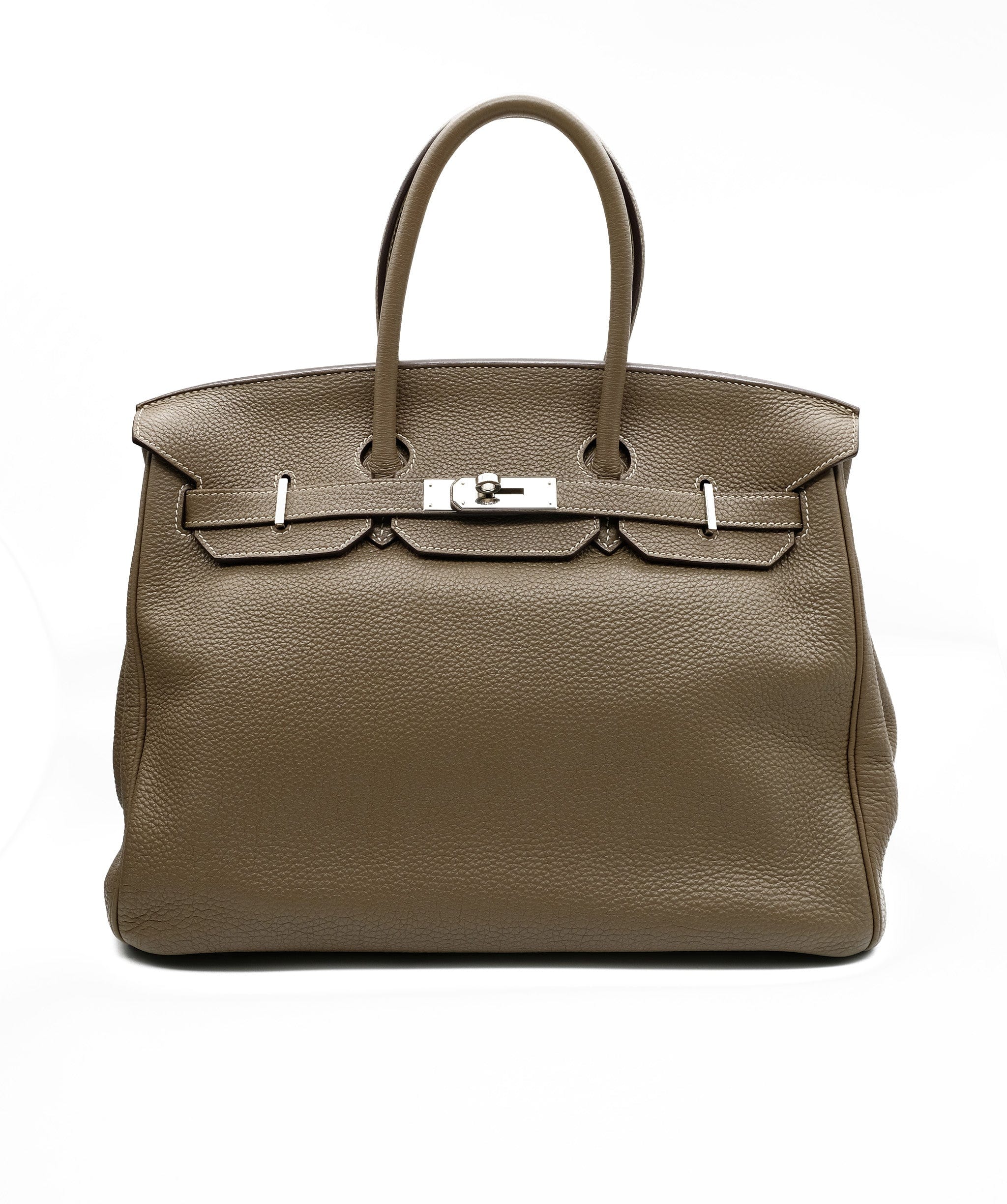 Hermès Hermes Birkin 35 Etoupe Togo PHW #A SKL1342