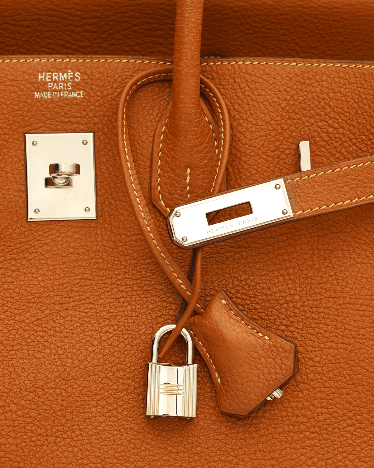 Hermès Hermes Birkin 35 Gold Togo PHW SKL1065