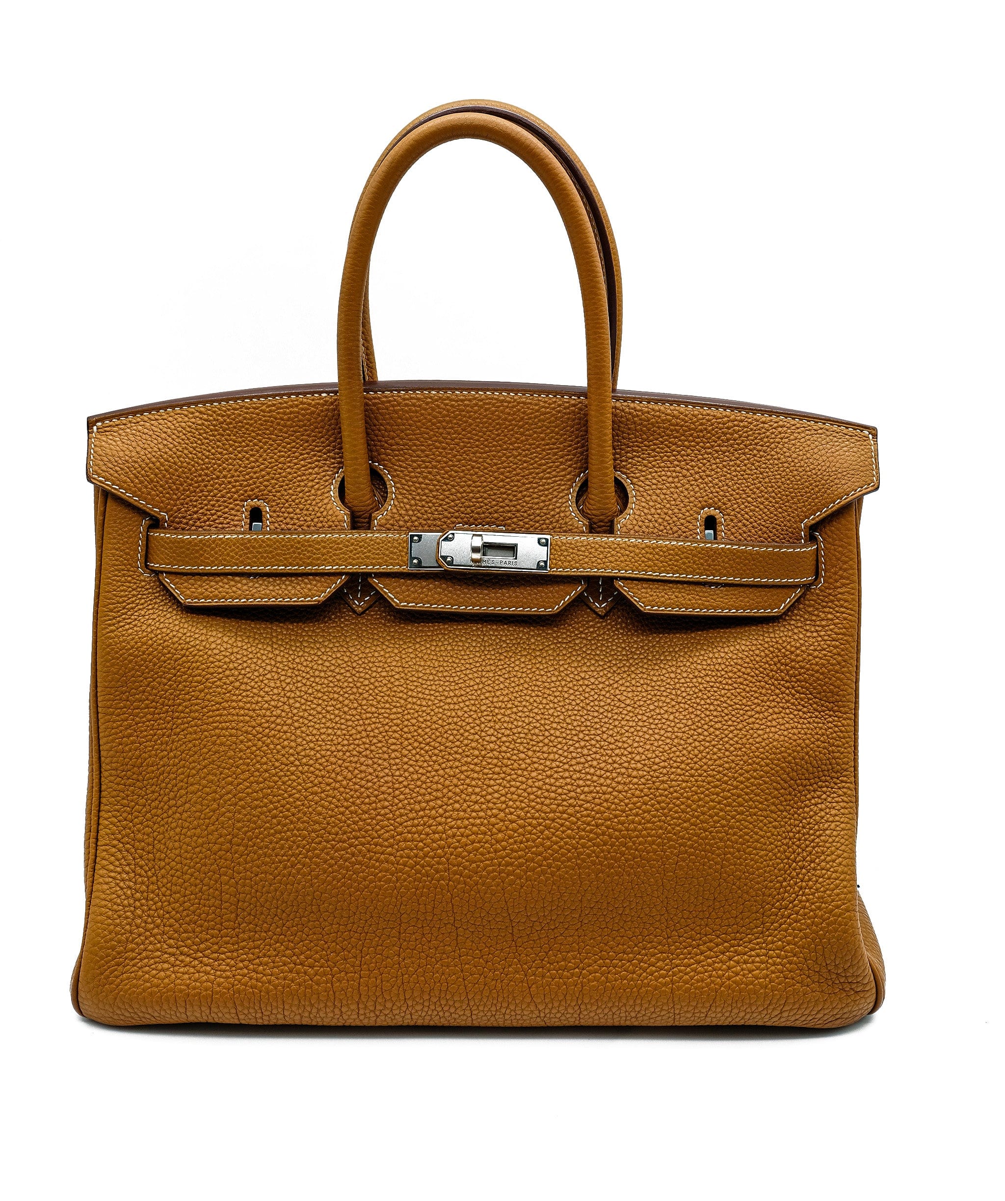 Hermès Hermes Birkin 35 Gold Togo PHW SKL1344