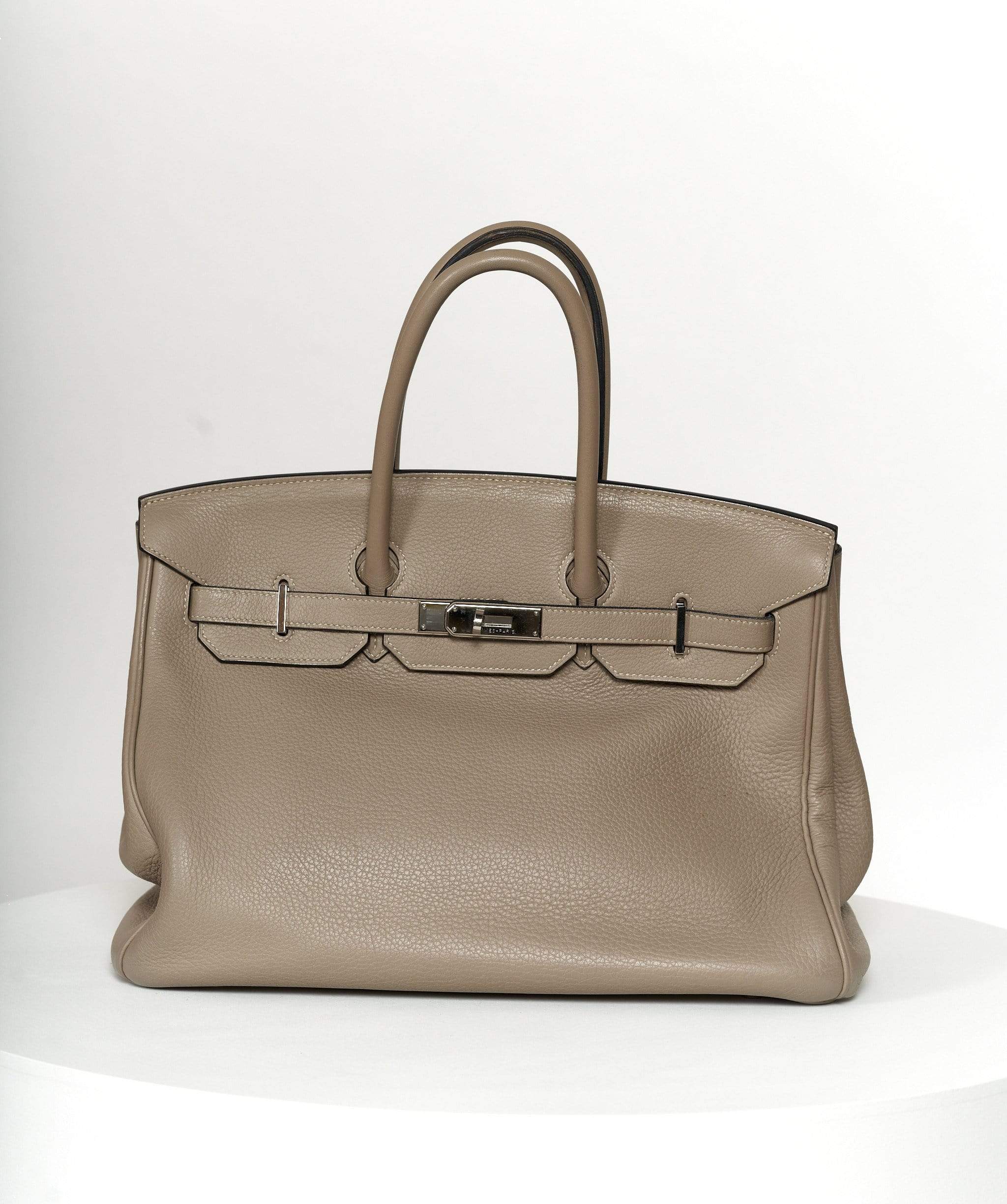 Hermès Hermes Birkin 35 Gris T clemence PHW MW2686