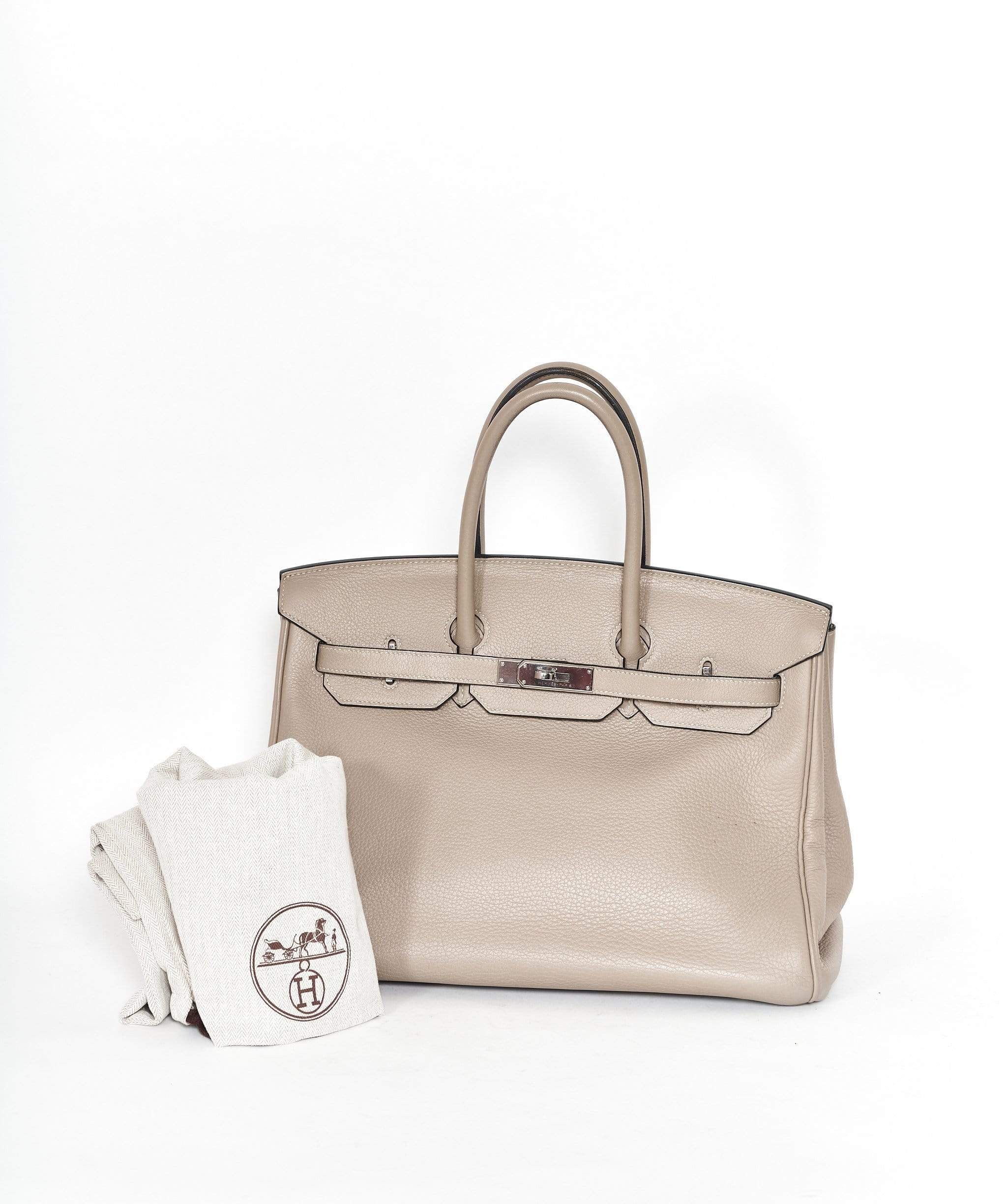 Hermès Hermes Birkin 35 Gris Tourterelle