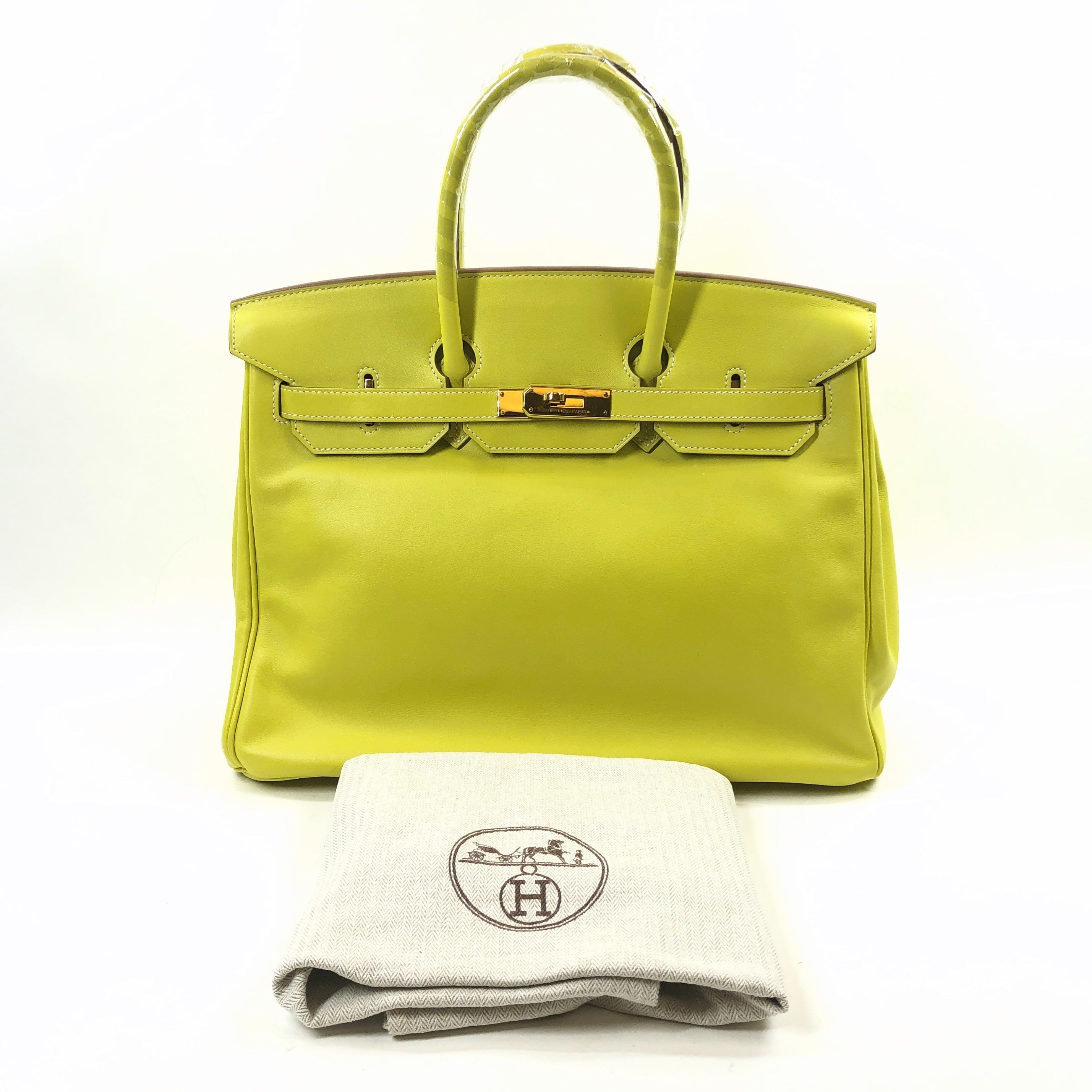 Hermès Hermes Birkin 35 Lime Veau Swift 4252376