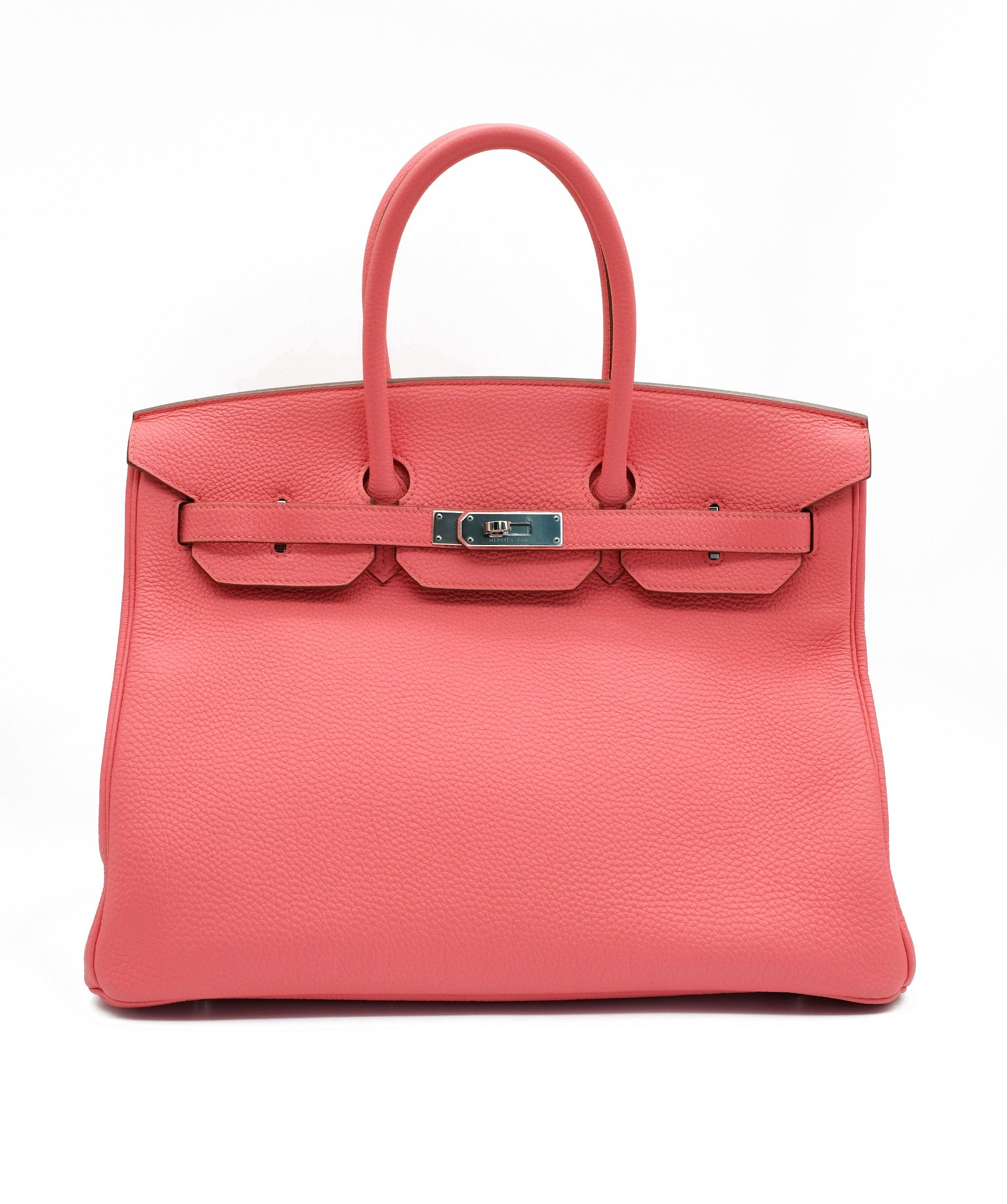 Hermès Hermes Birkin 35 Rose Lipstick Togo PHW SKL1345