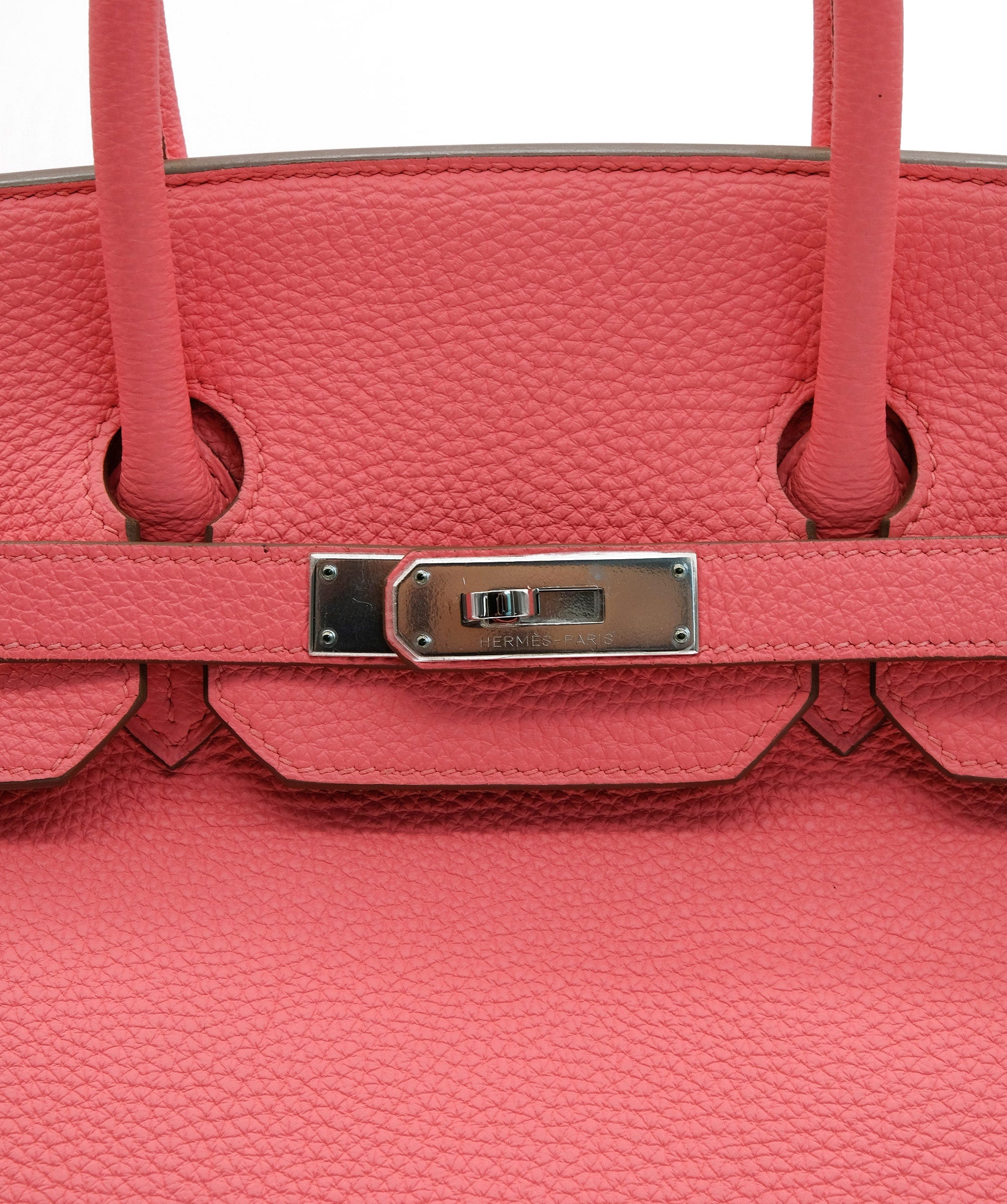 Hermès Hermes Birkin 35 Rose Lipstick Togo PHW SKL1345