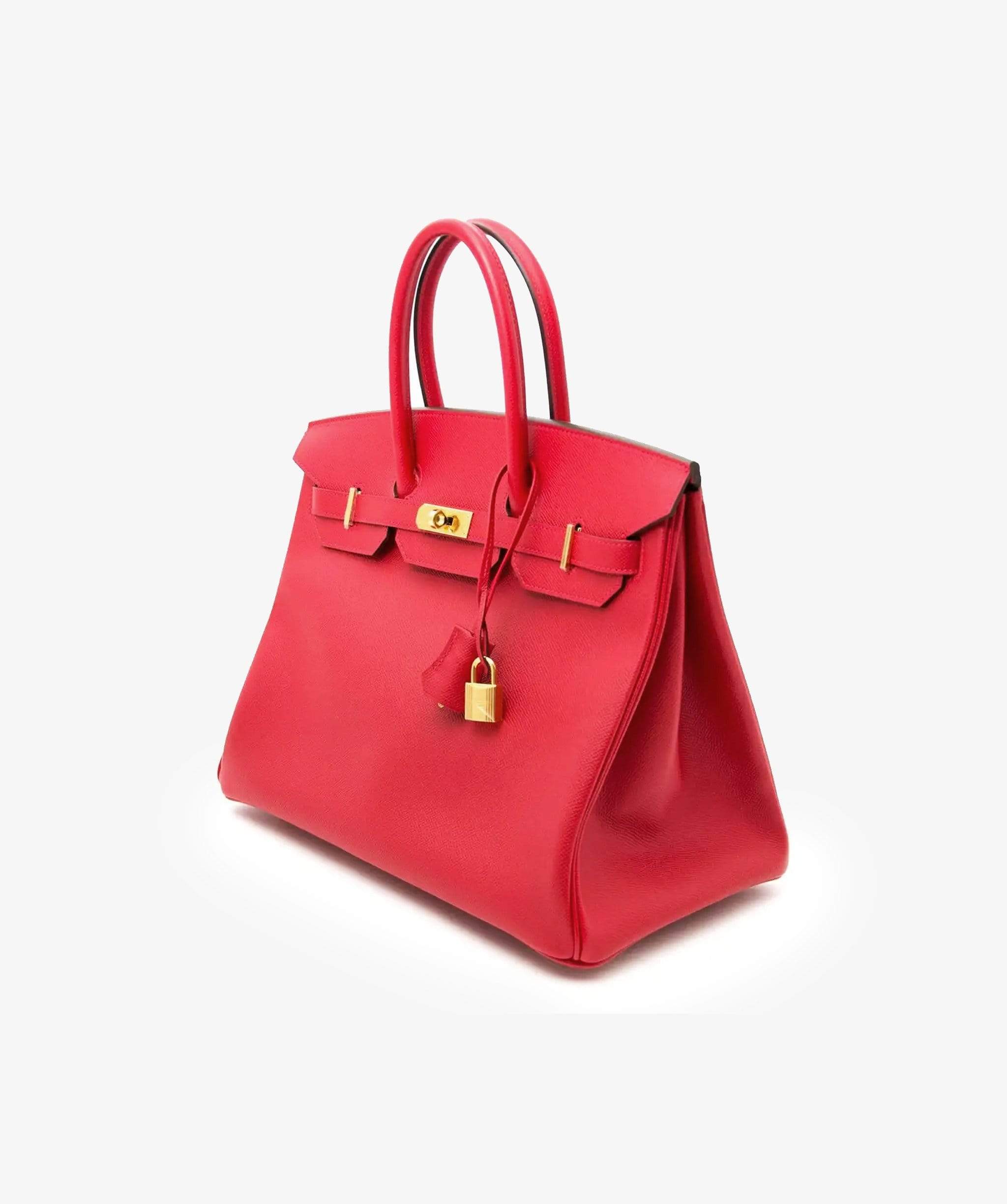 Hermès Hermes Birkin 35 Rouge Casaque RJC1108