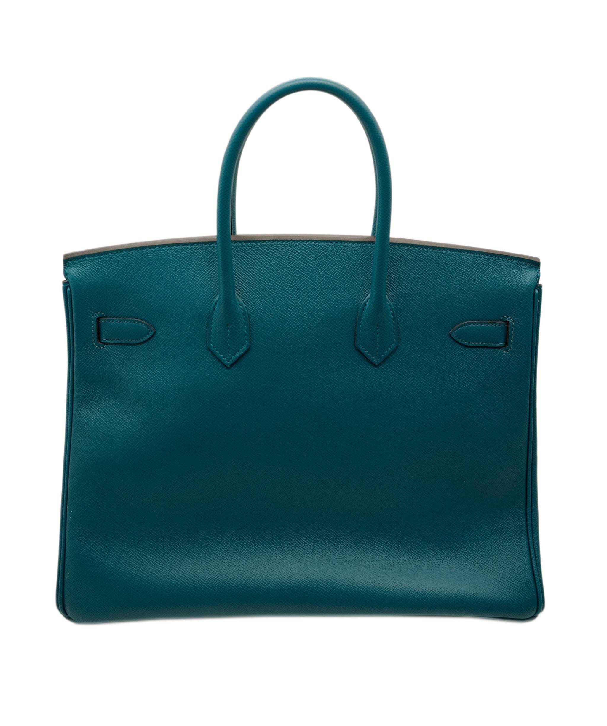 Hermès Hermes birkin 35 sellier vert Bosphorus epsom - ASL1901