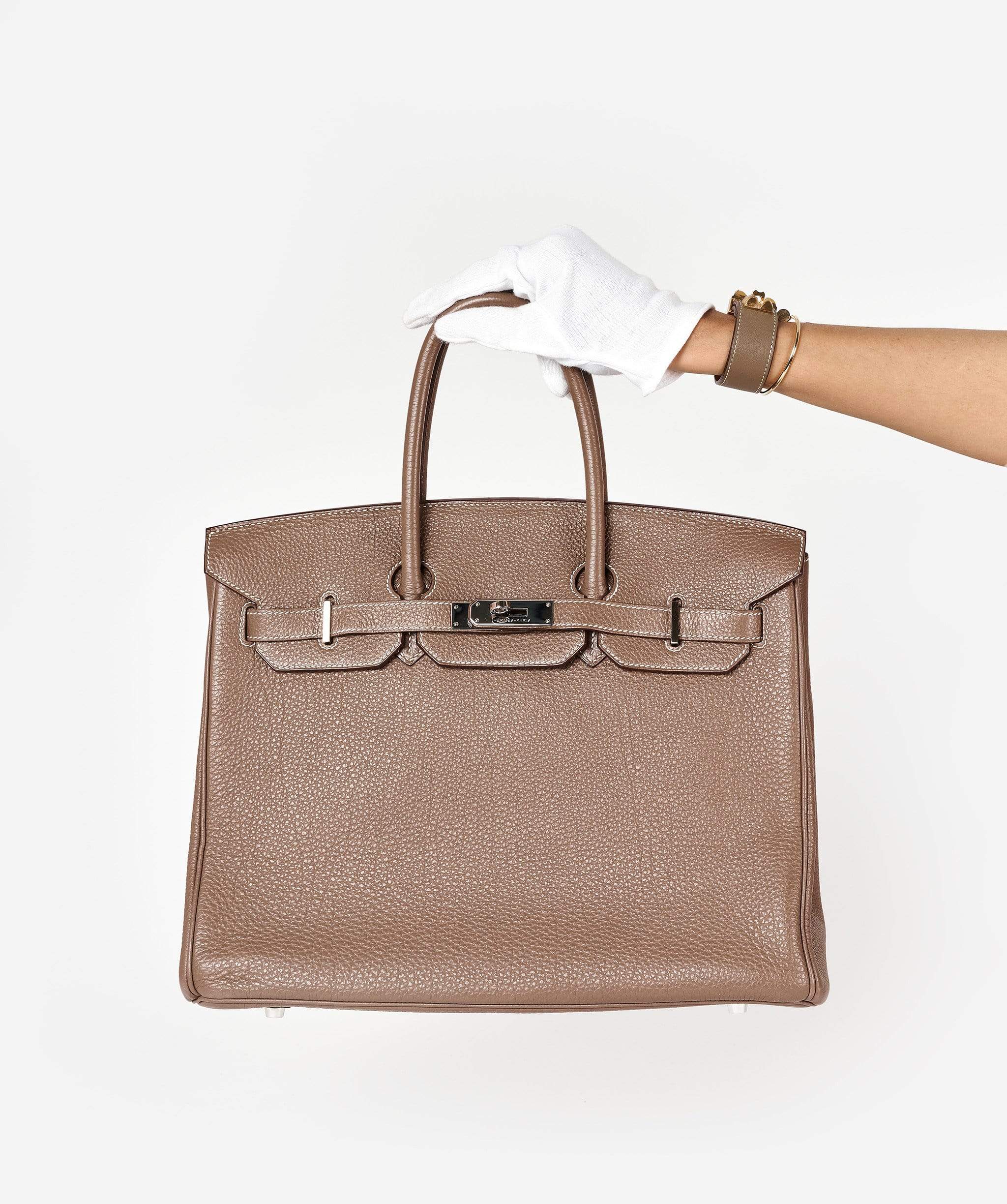 Hermès Hermes Birkin 35 Togo Leather PHW