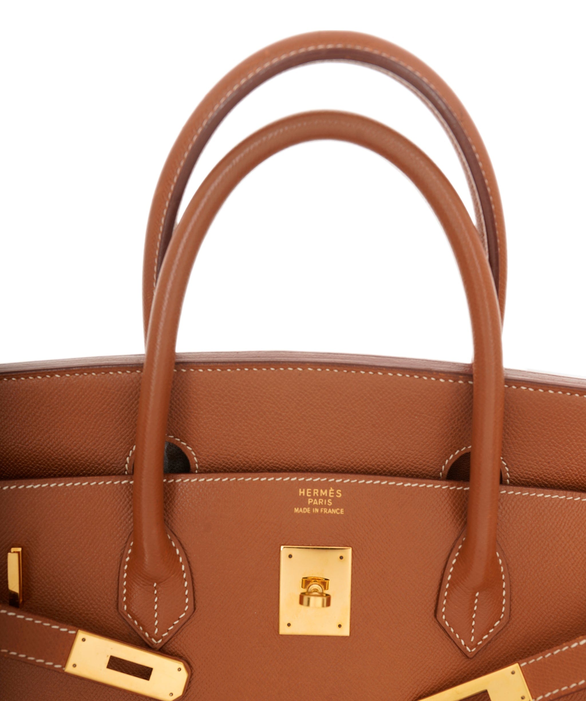 Hermès Hermès Birkin 40 Gold Courchevel GHW #Y Circle ASL6496