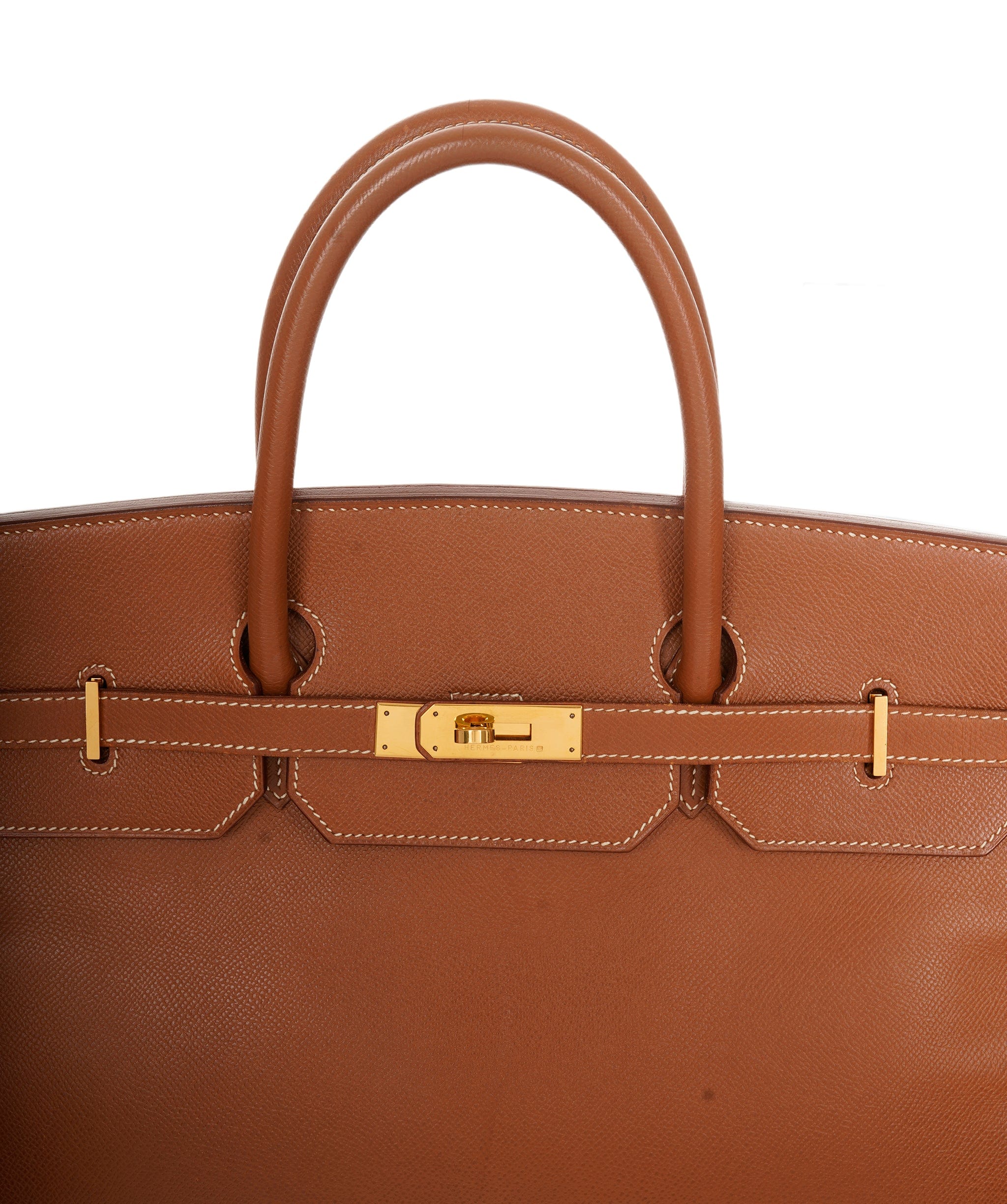 Hermès Hermès Birkin 40 Gold Courchevel GHW #Y Circle ASL6496