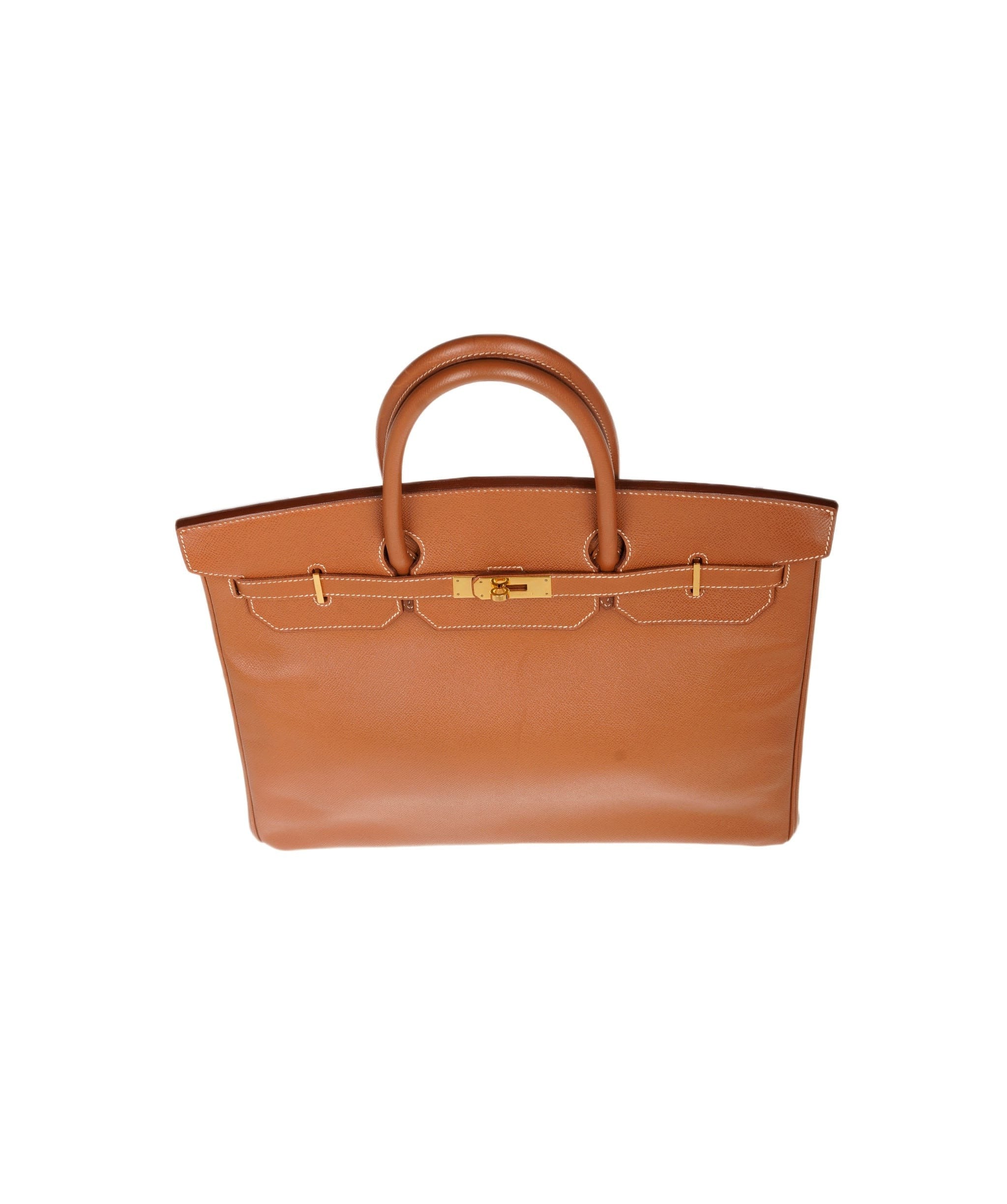 Hermès Hermès Birkin 40 Gold Courchevel GHW #Y Circle ASL6496