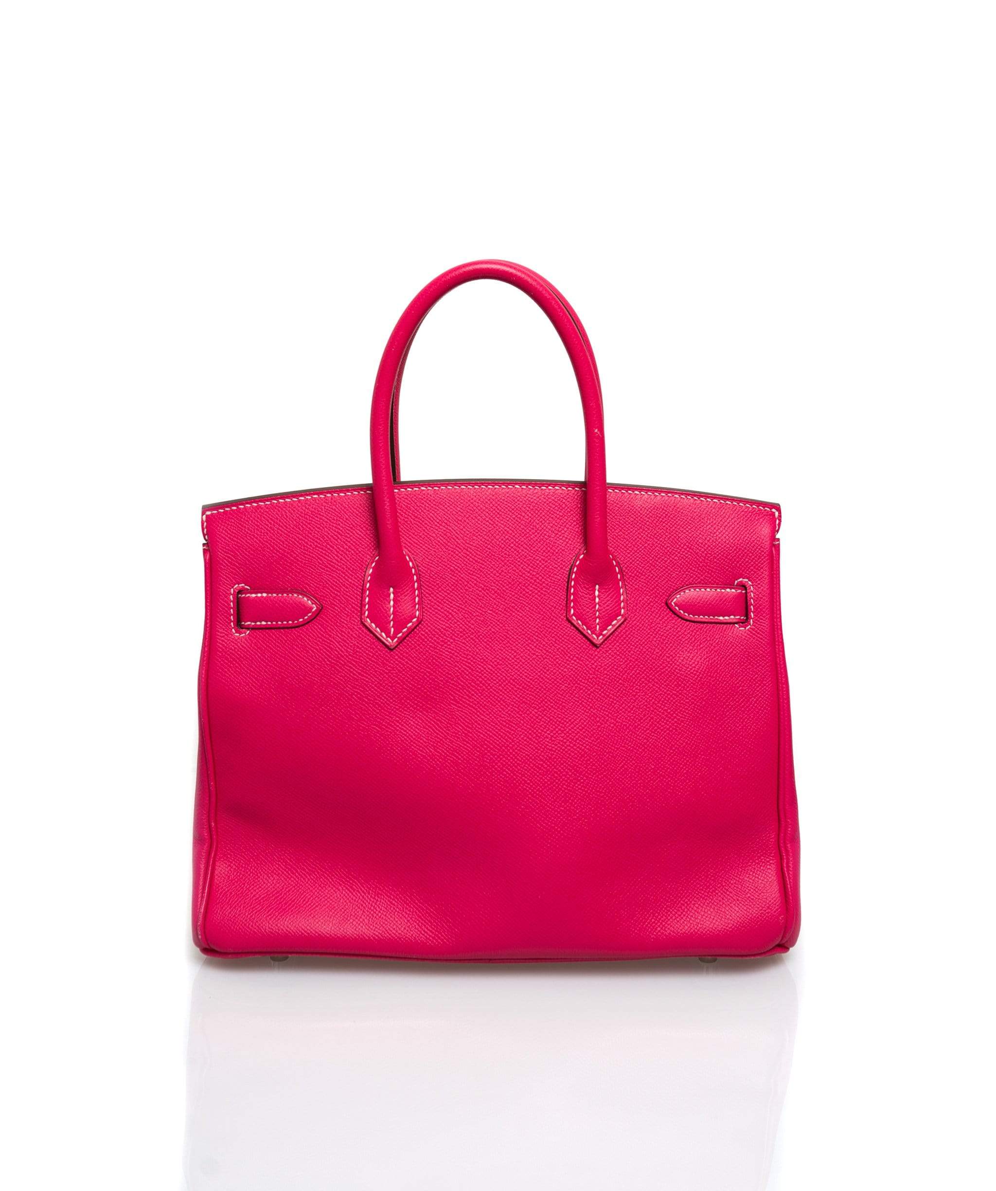 Hermès Hermes Birkin Epsom Leather Rose tyrien 30 - ADL1384