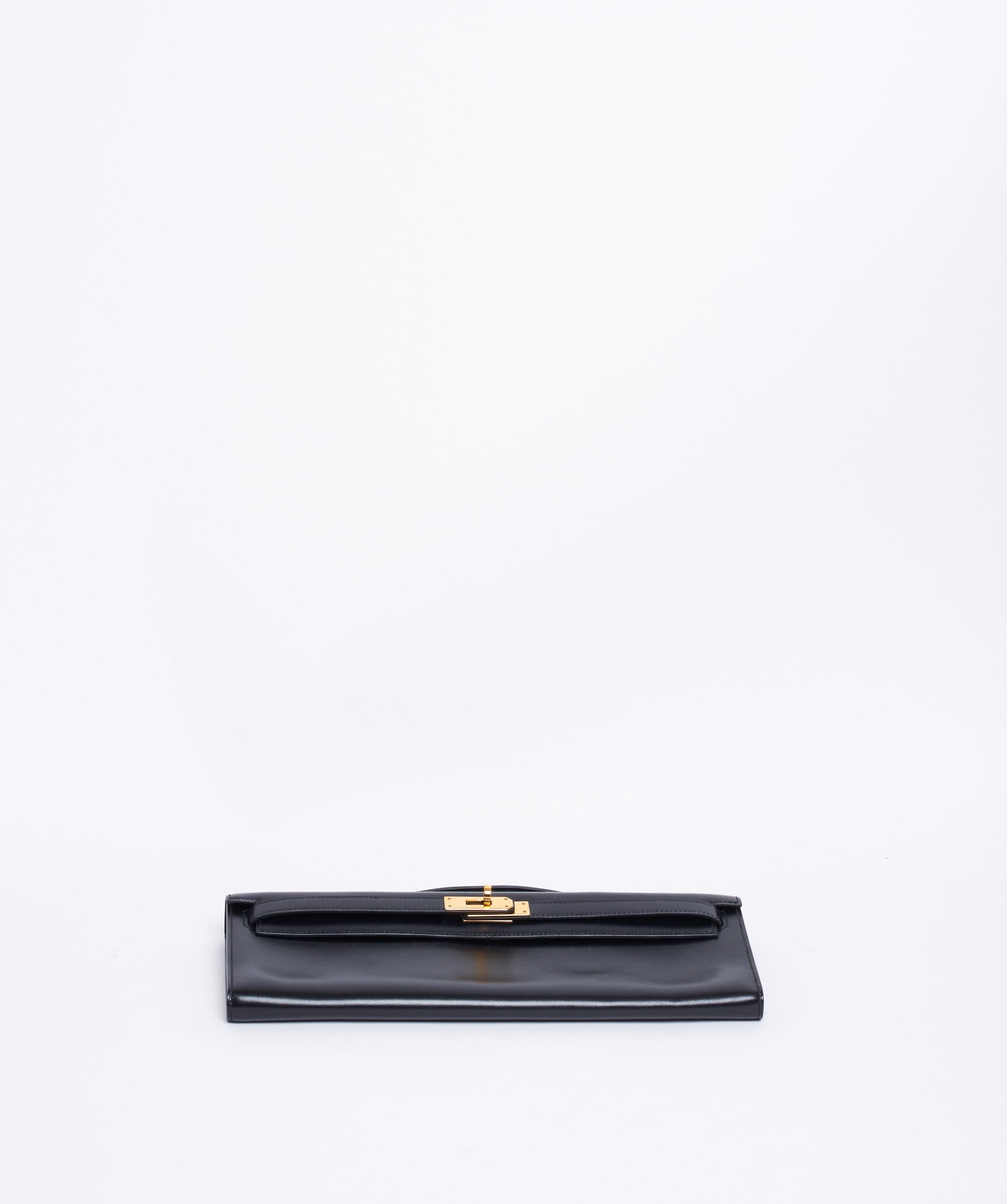 Hermès Hermes black box kelly cut gold hardware