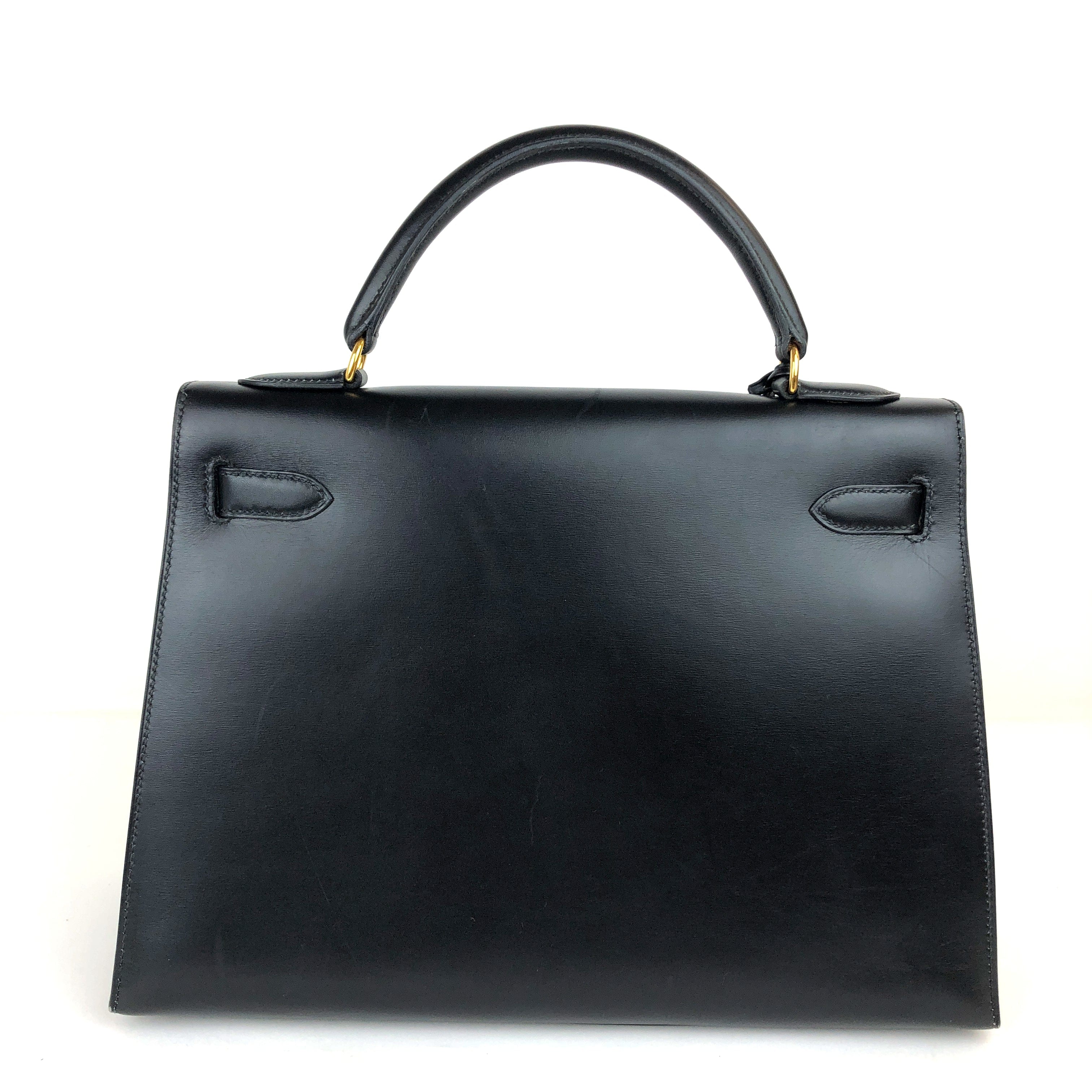 Hermès Hermes Black Kelly 32 in Box Leather  PXL2270