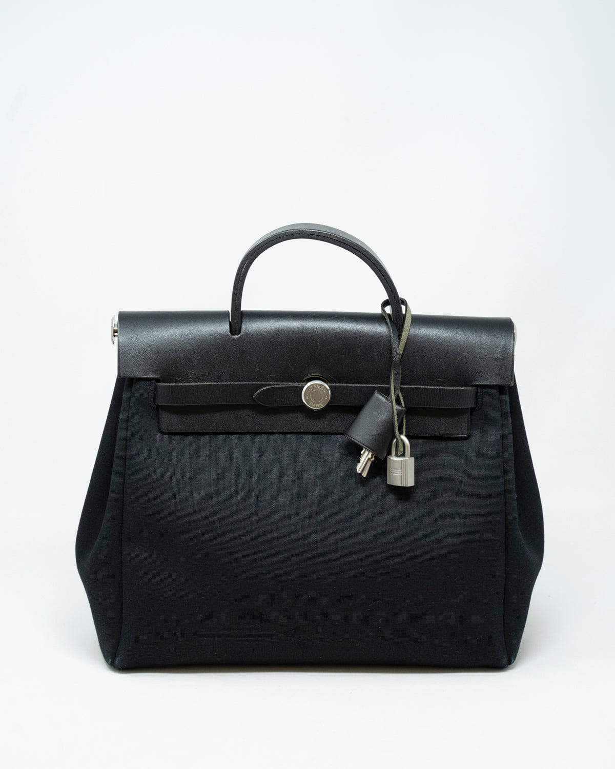 Hermès Hermes Black Toile Herbag - AWL2628