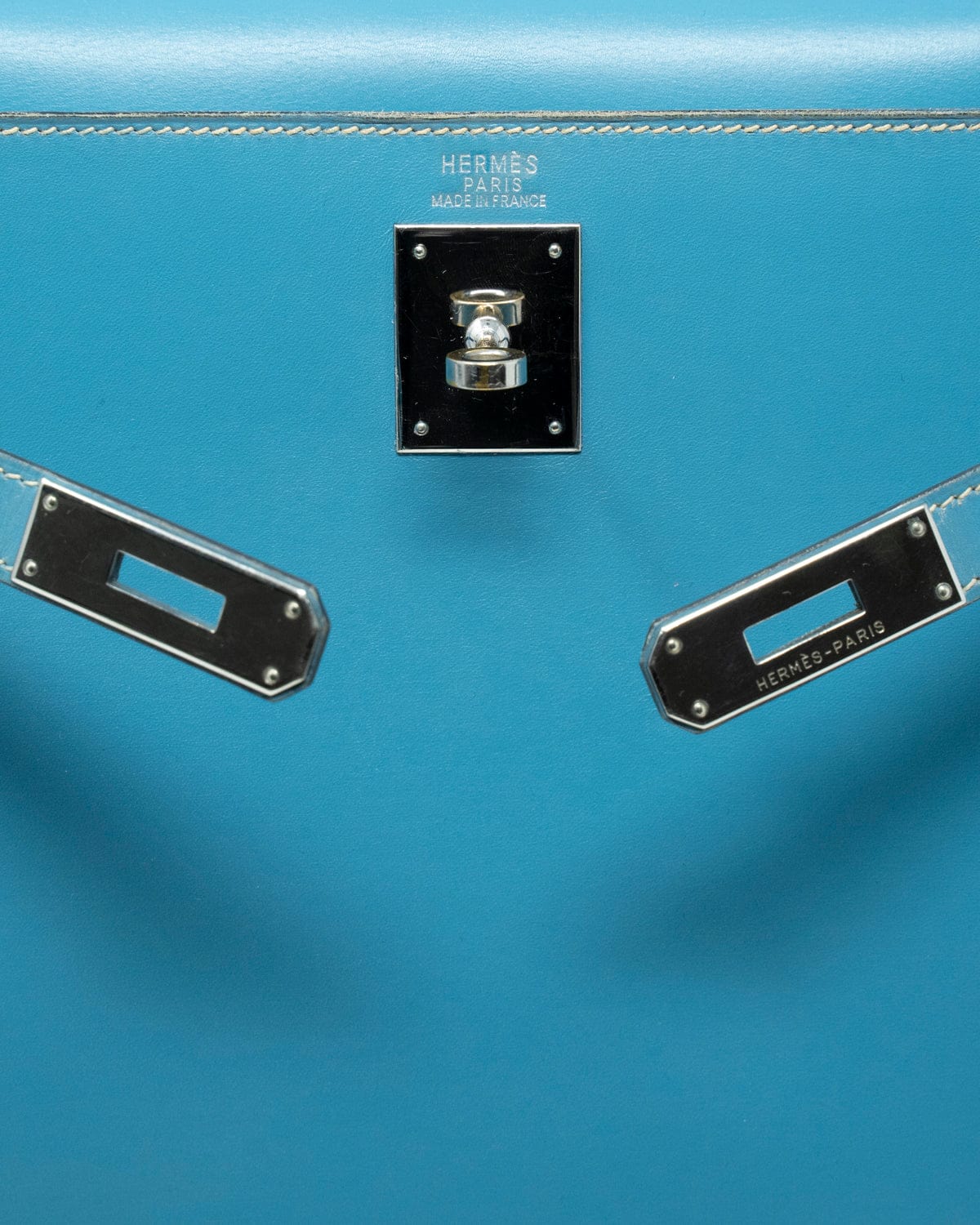 Hermès Hermès Bleu Jean Box Kelly Sellier 32 - ASL2883