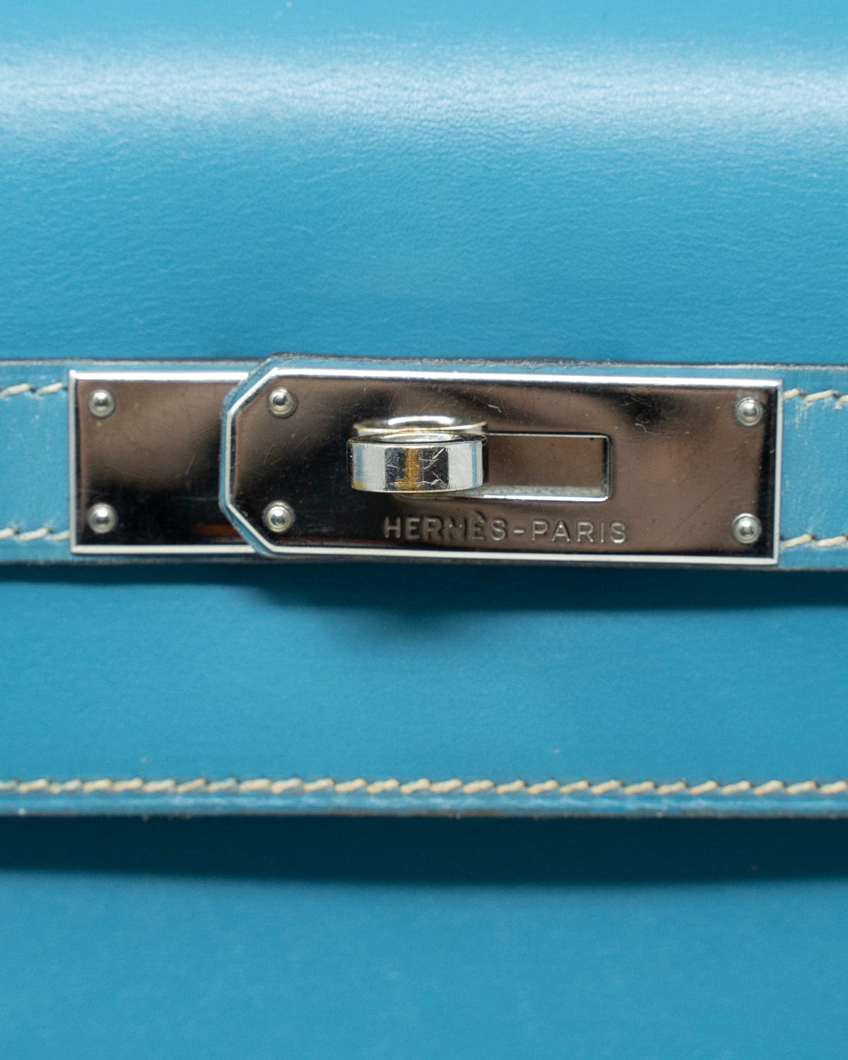 Hermès Hermès Bleu Jean Box Kelly Sellier 32 - ASL2883