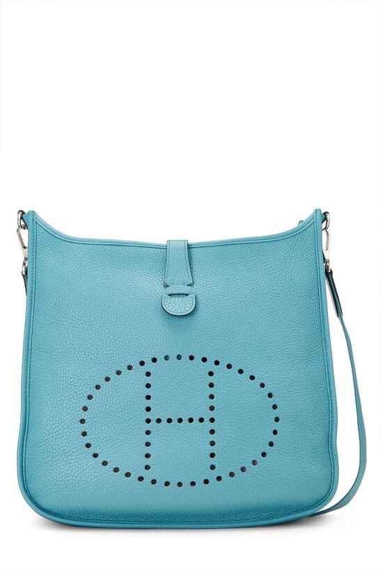 Hermès HERMES Blue Atoll Clemence Evelyne III PM UKC1007