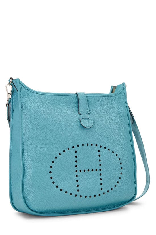 Hermès HERMES Blue Atoll Clemence Evelyne III PM UKC1007