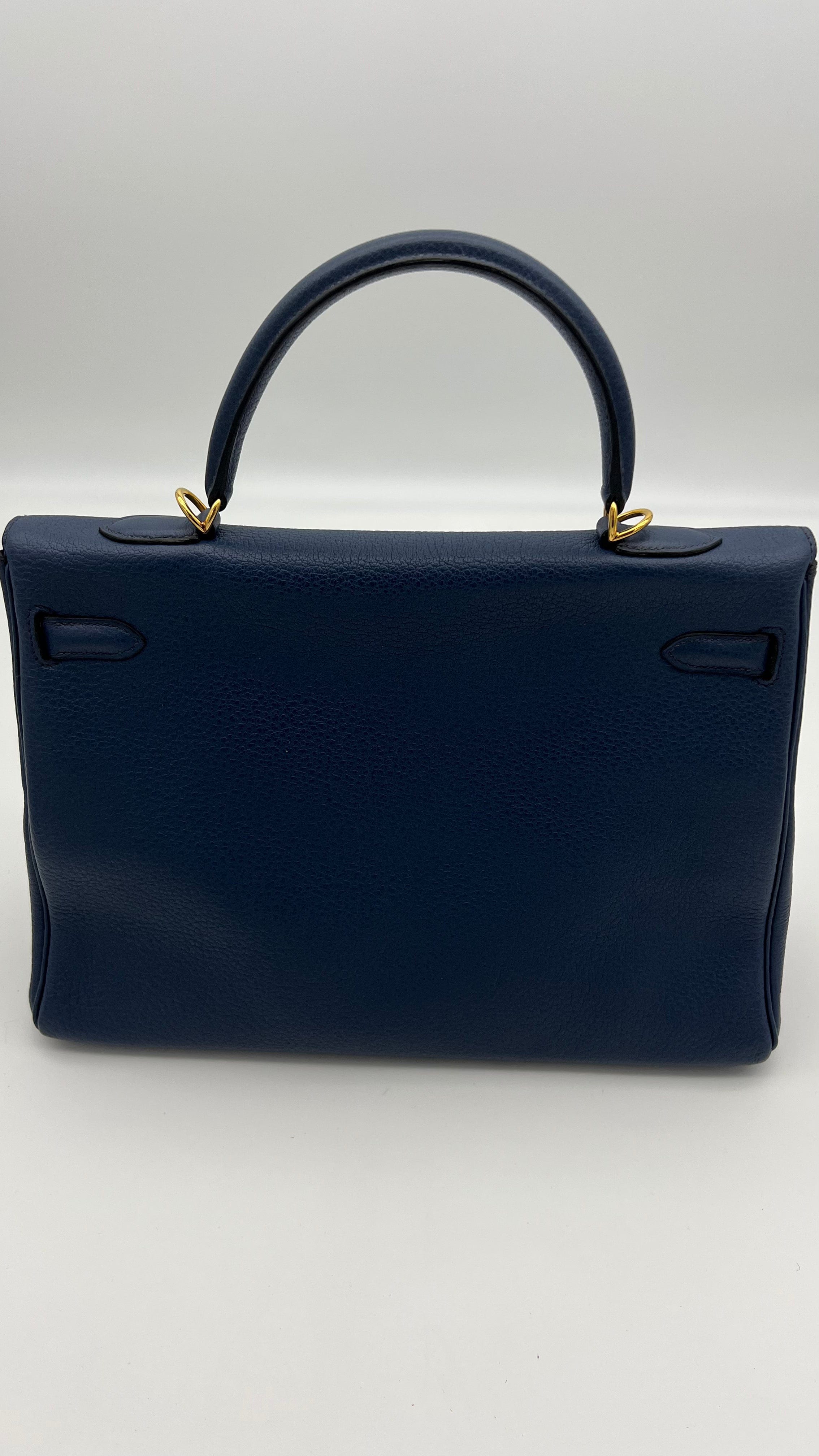 Hermès Hermès Blue Roy Kelly 35 Buffalo Leather PXL2494