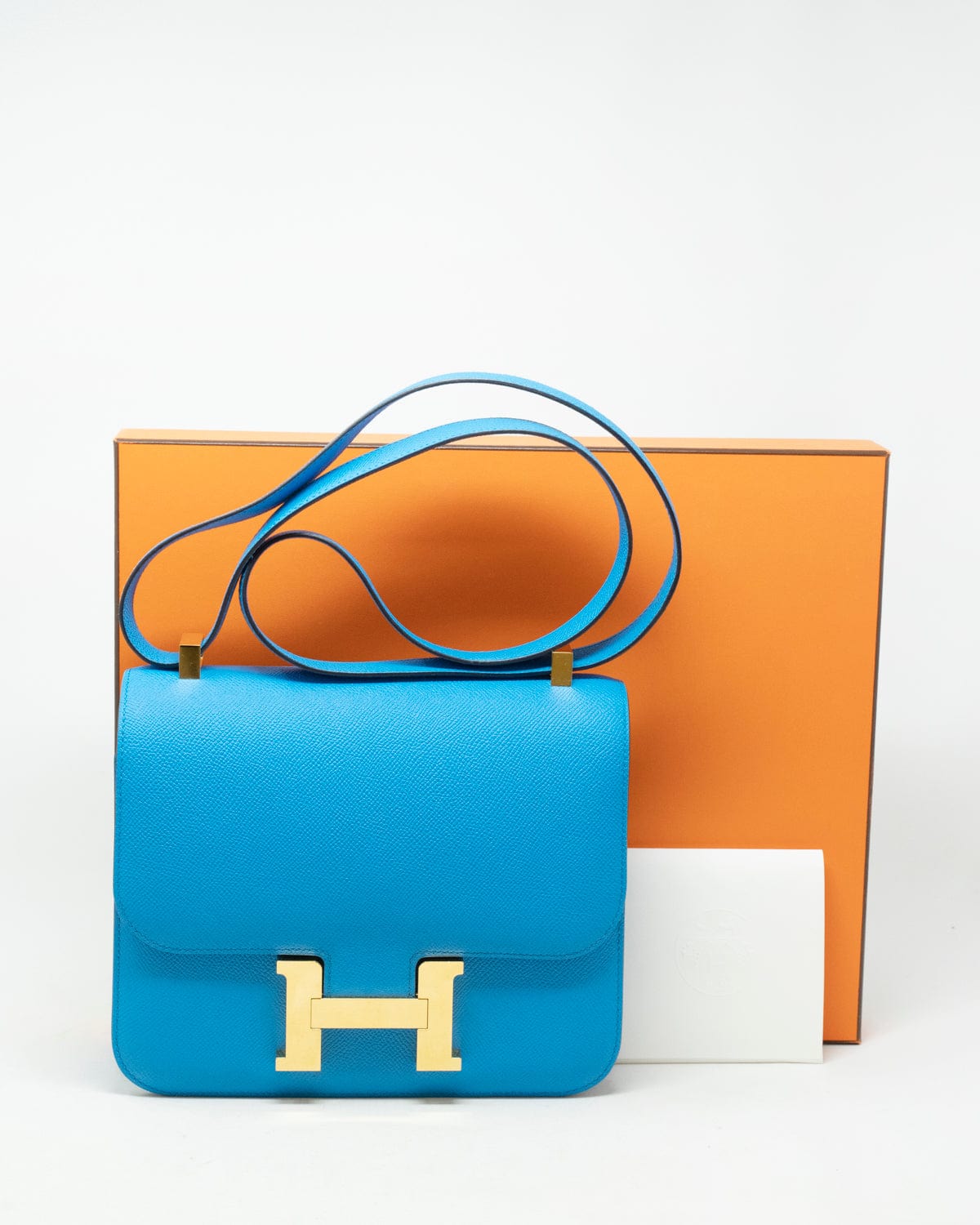 Hermès Hermes Constance 24 Bleu Frida Epsom GHW - AGC1128