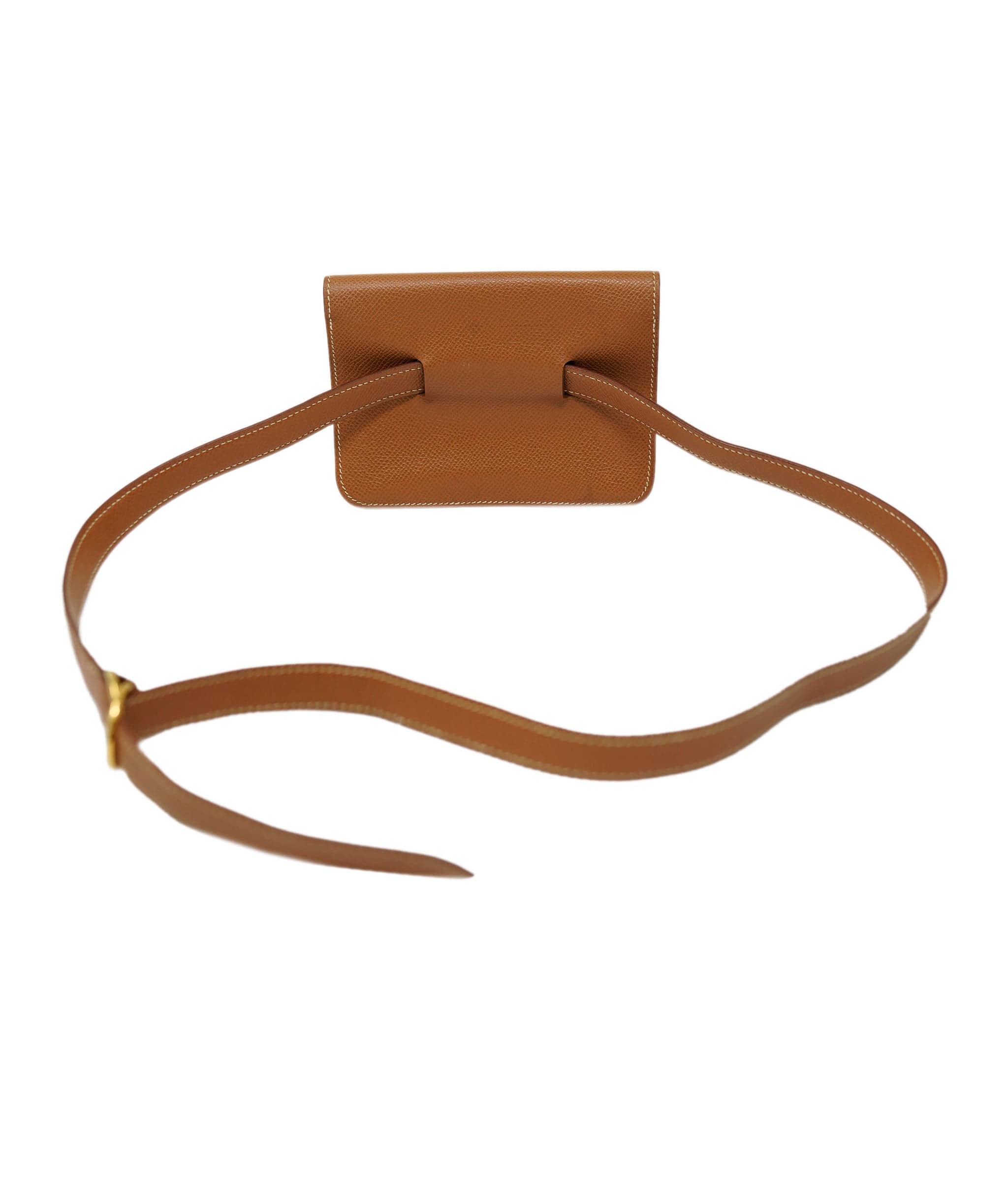 Hermès Hermes Epsom Gold Pouch and Waist Belt AWL4517