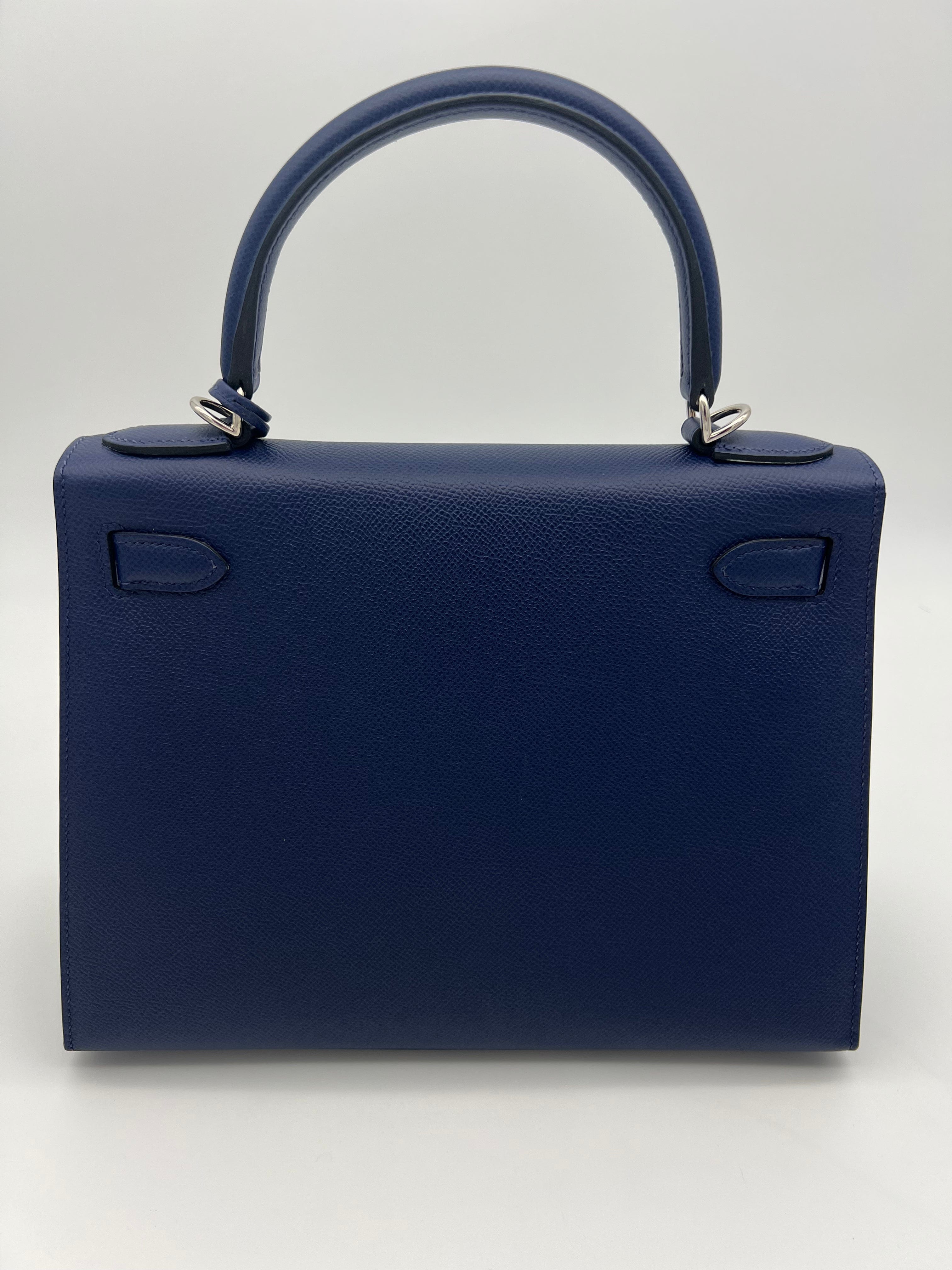 Hermès Hermes Epsom Kelly Sellier 28 Bleu Saphir ASL2984