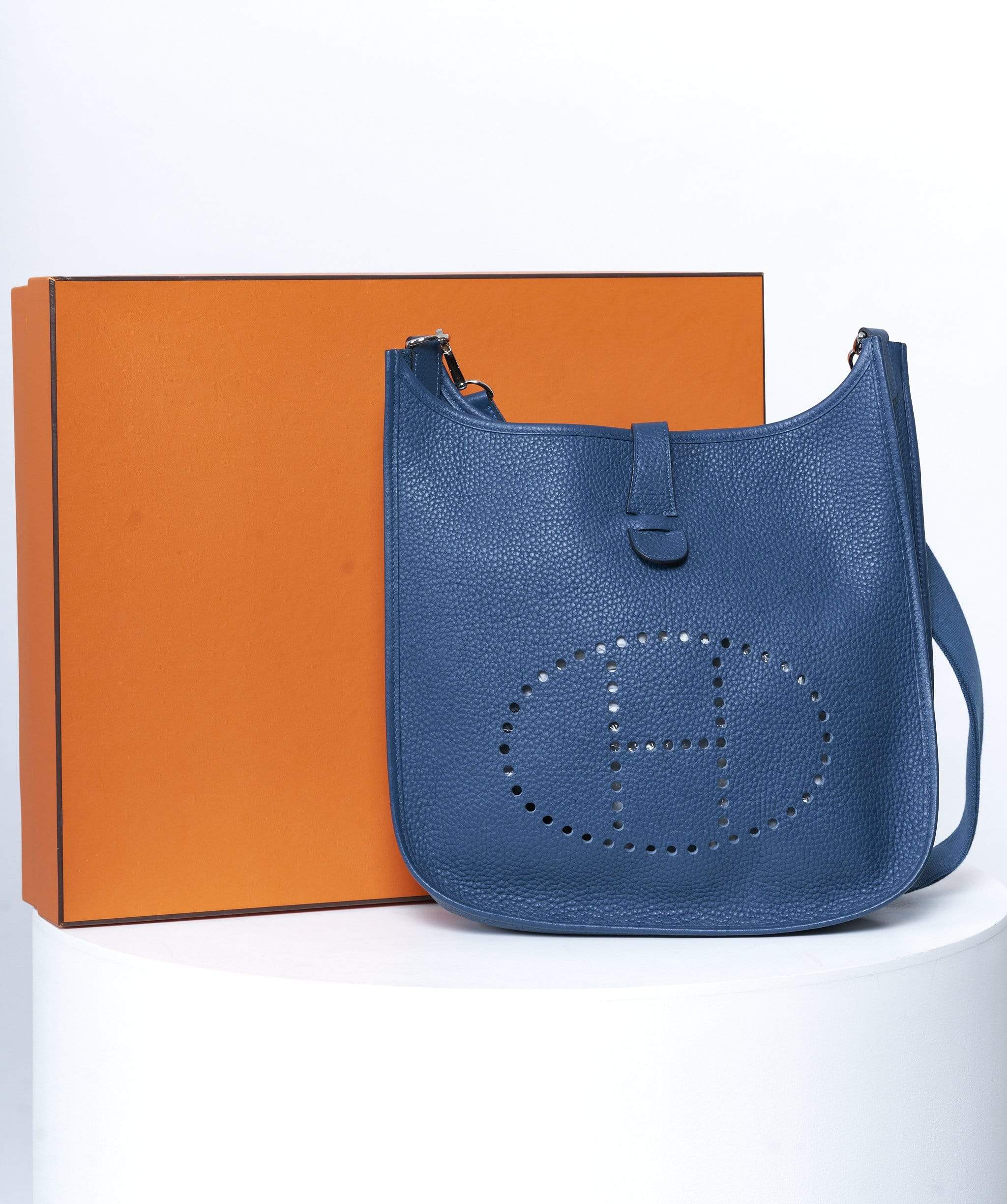 Hermès Hermès Evelyn -Blue Clemence