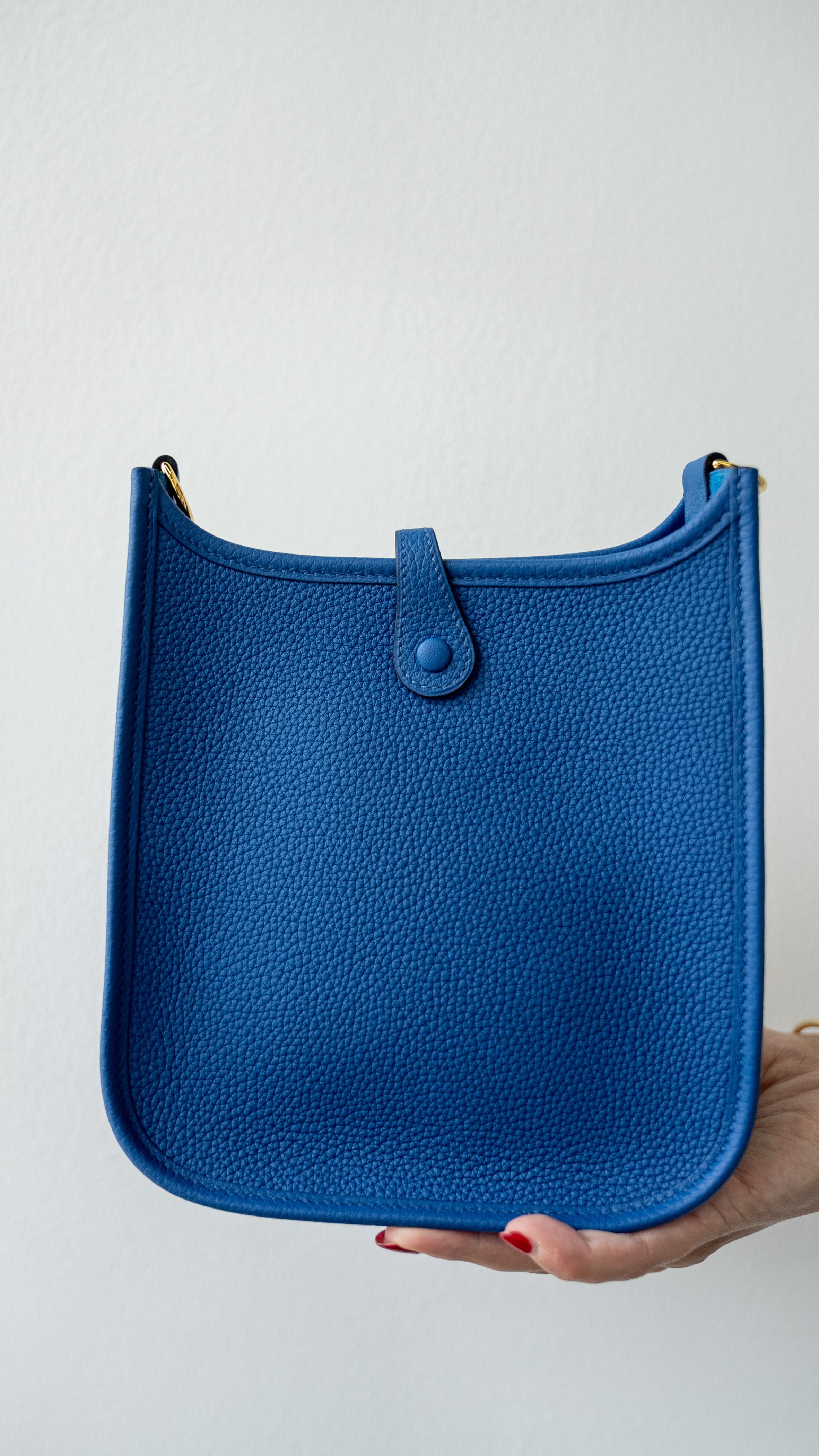 Hermès Hermes Evelyne TPM Blue Sapphire GHW RJC1182