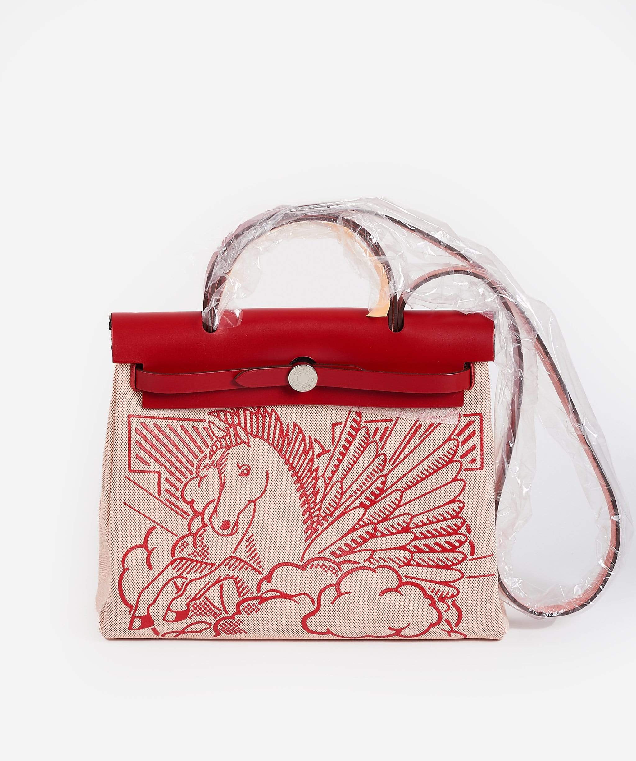 Hermès Hermes Herbag Red Pegasus