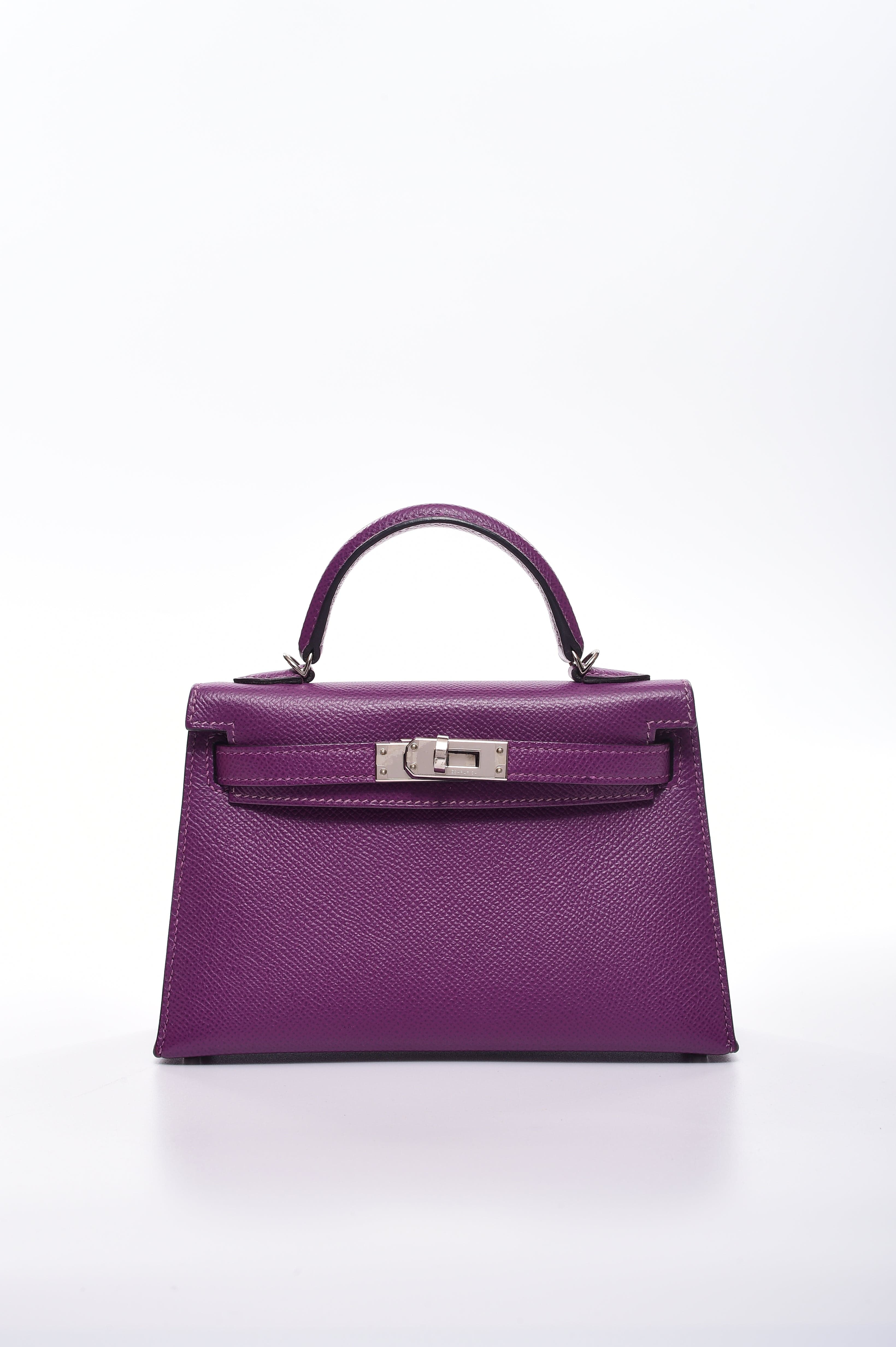 Hermès Hermes Kelly 20 Anemone Epsom PHW #D - SKL1217