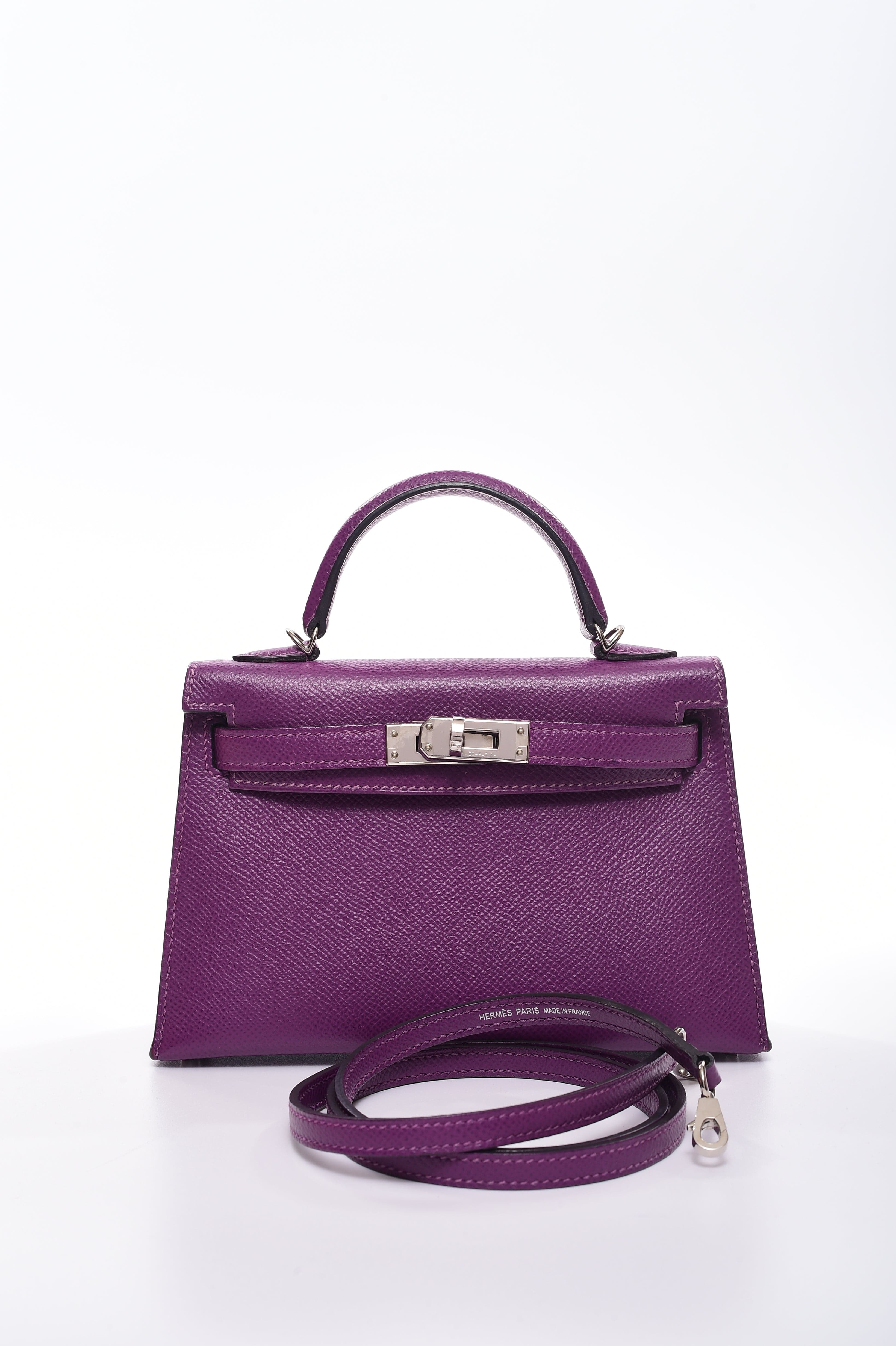 Hermès Hermes Kelly 20 Anemone Epsom PHW #D - SKL1217