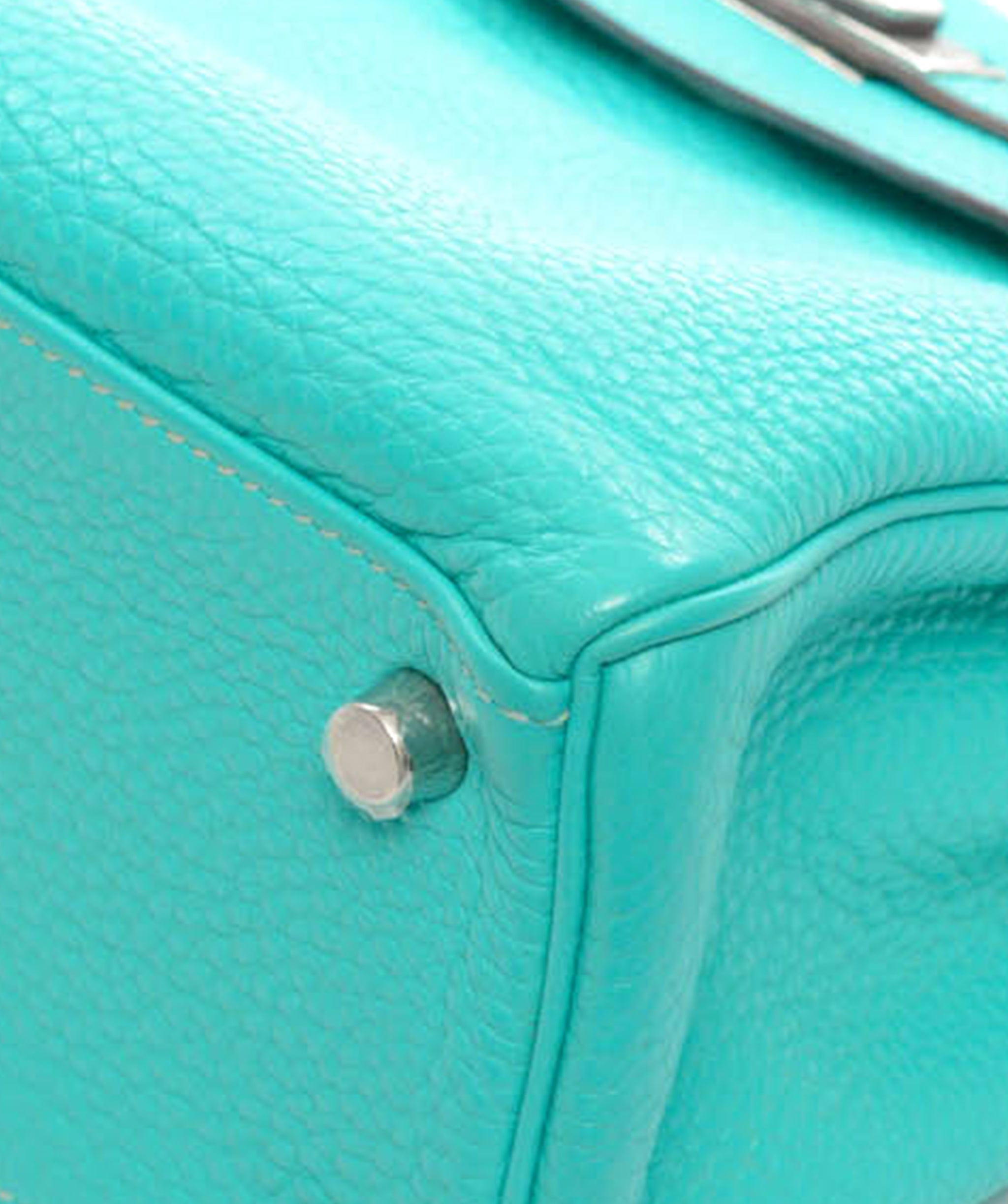 Hermès Hermes Kelly 25 Lagoon Togo Phw #L SKL1202