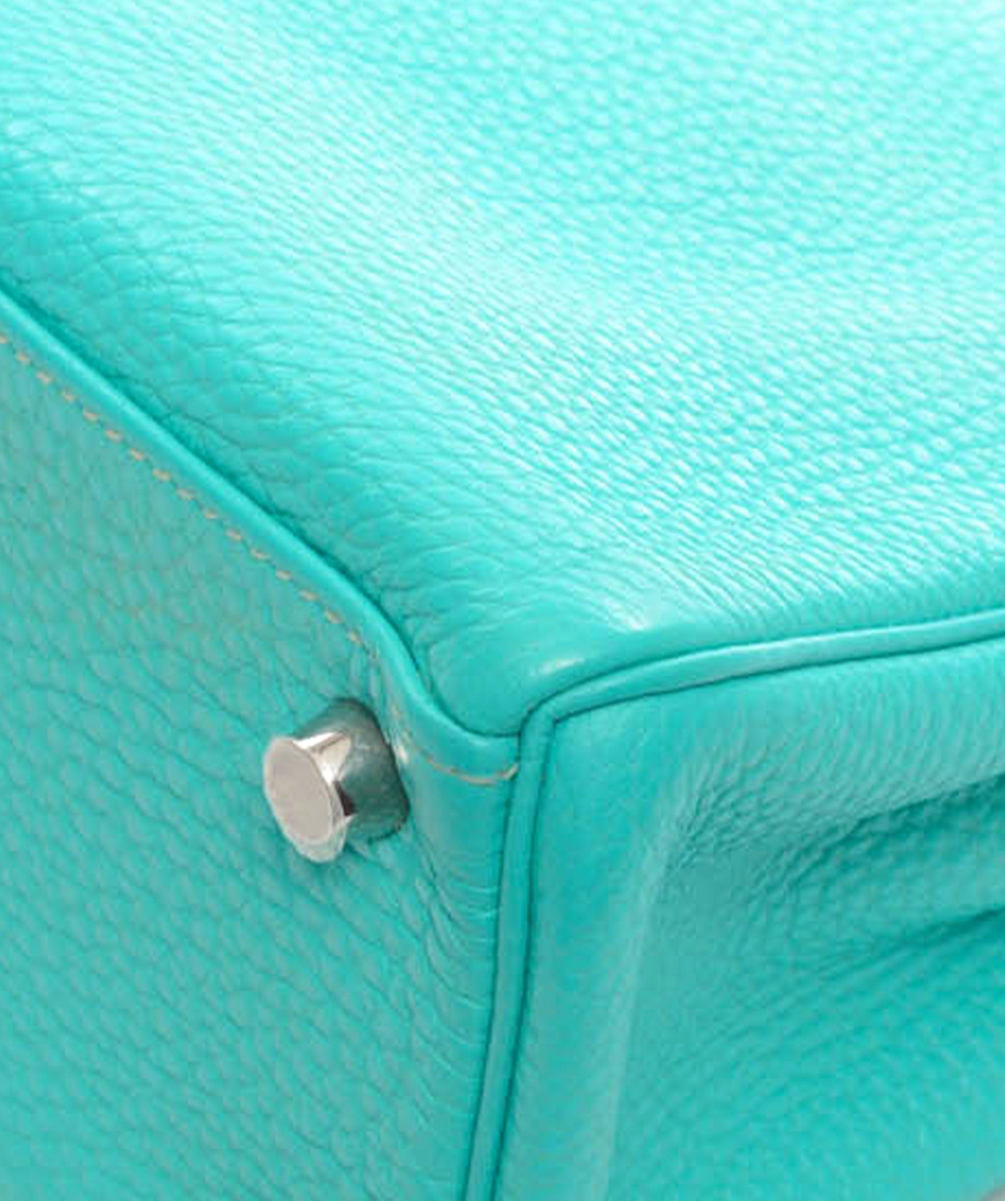 Hermès Hermes Kelly 25 Lagoon Togo Phw #L SKL1202