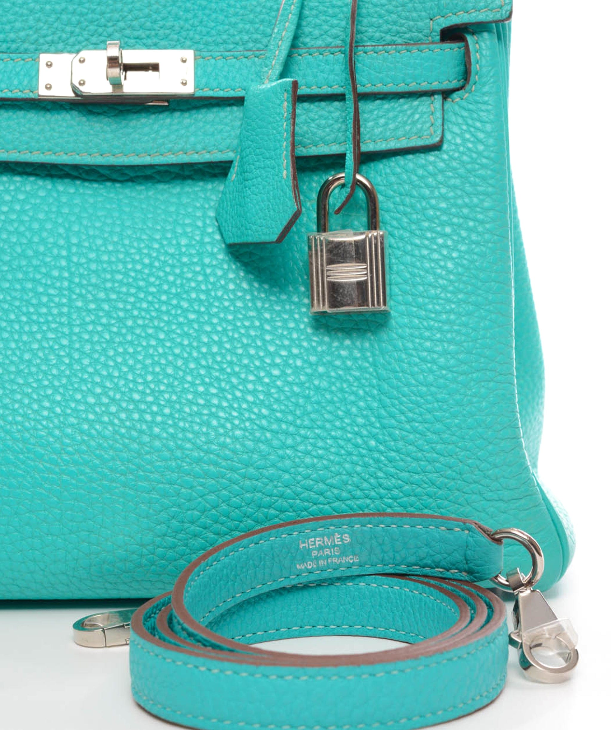 Hermès Hermes Kelly 25 Lagoon Togo Phw #L SKL1202